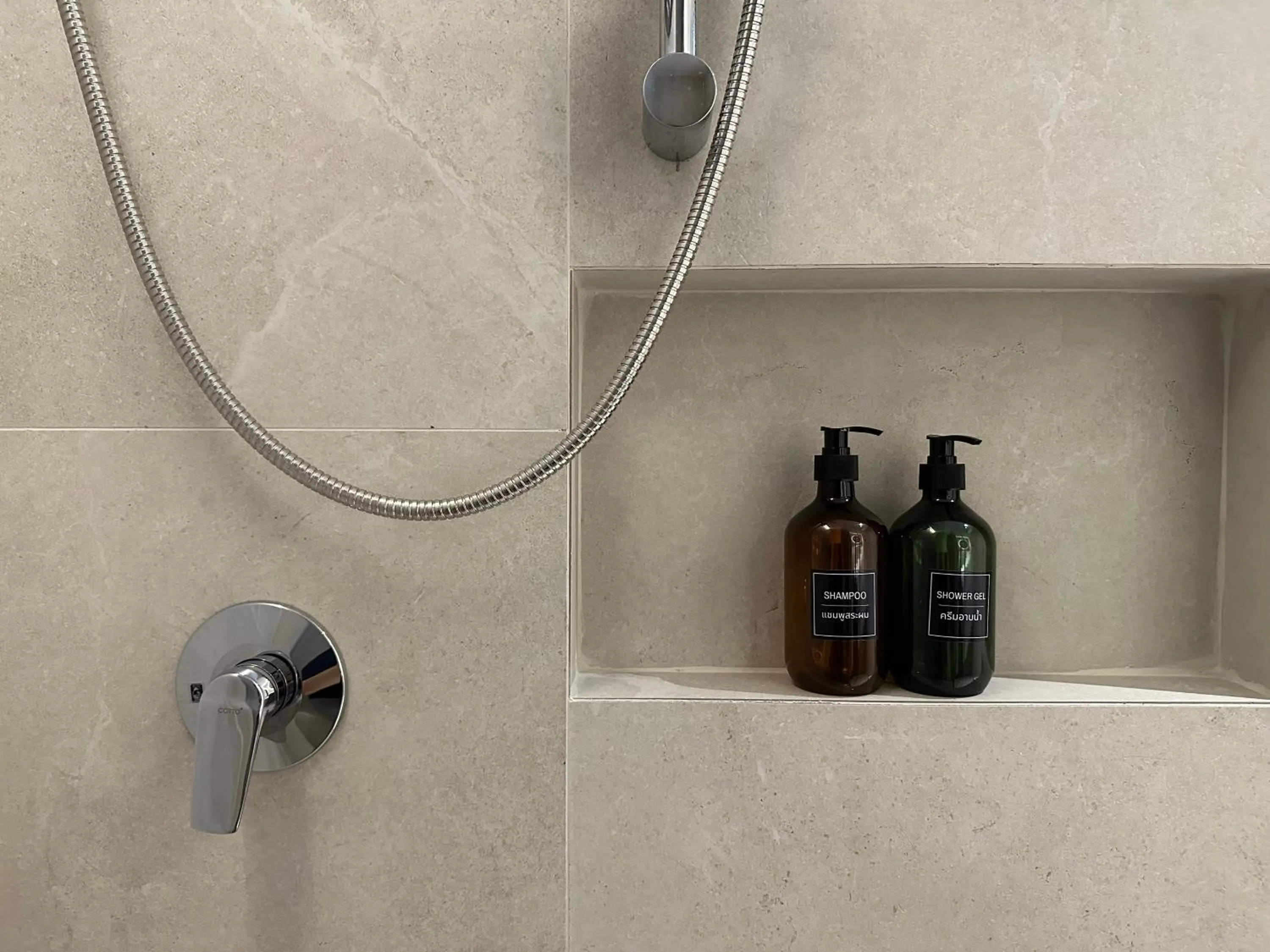 Shower in Jace hotel