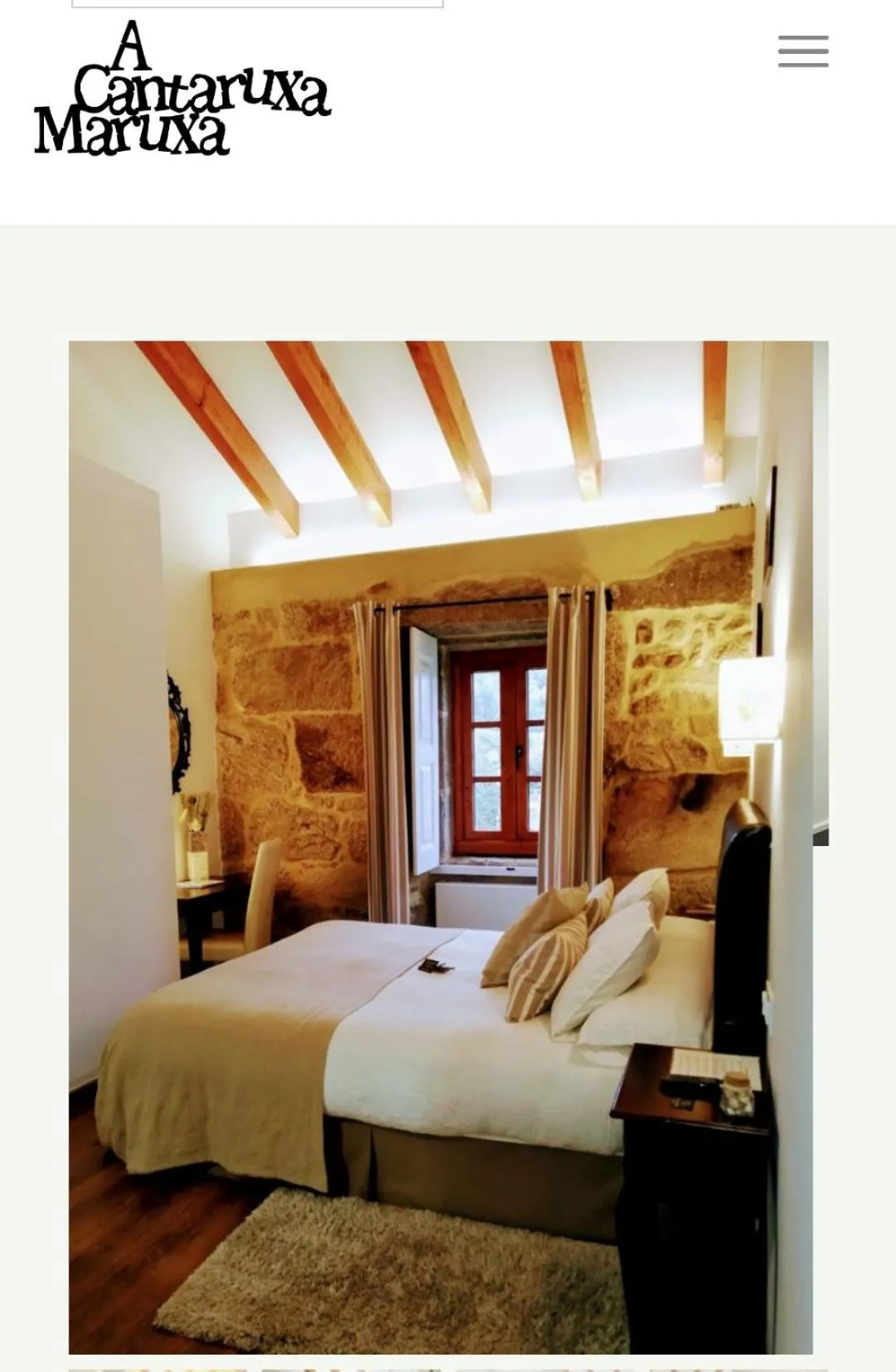 Bed in A Cantaruxa Maruxa Turismo Rural