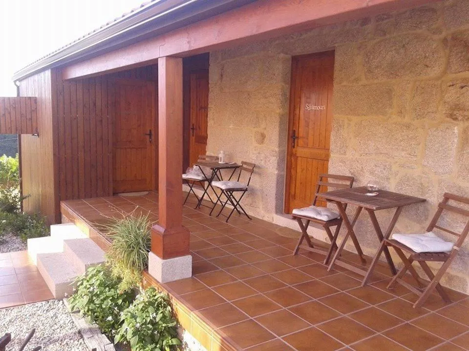 Balcony/Terrace in A Cantaruxa Maruxa Turismo Rural