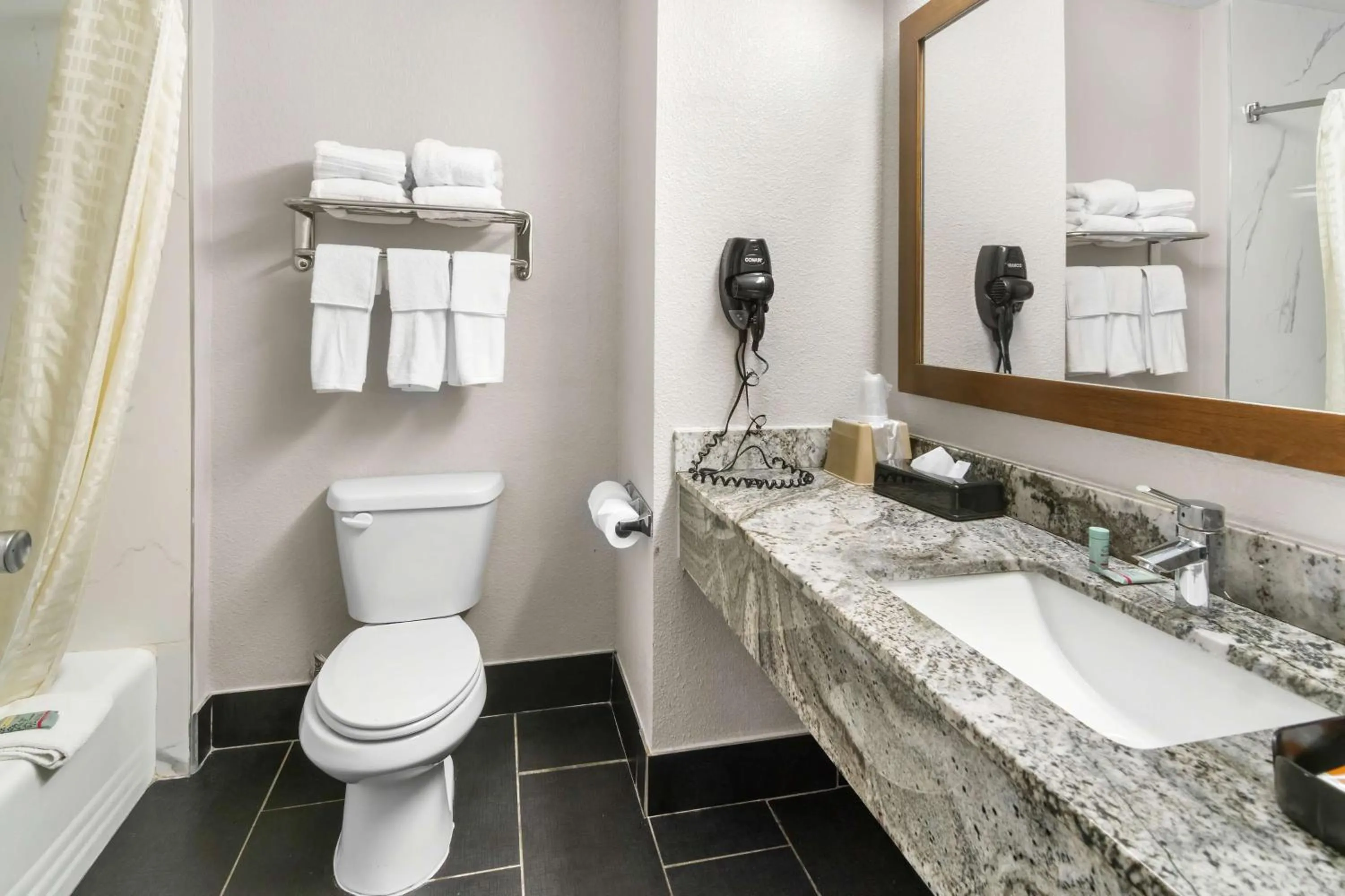 Bathroom in SureStay Plus by Best Western Fort Worth Benbrook