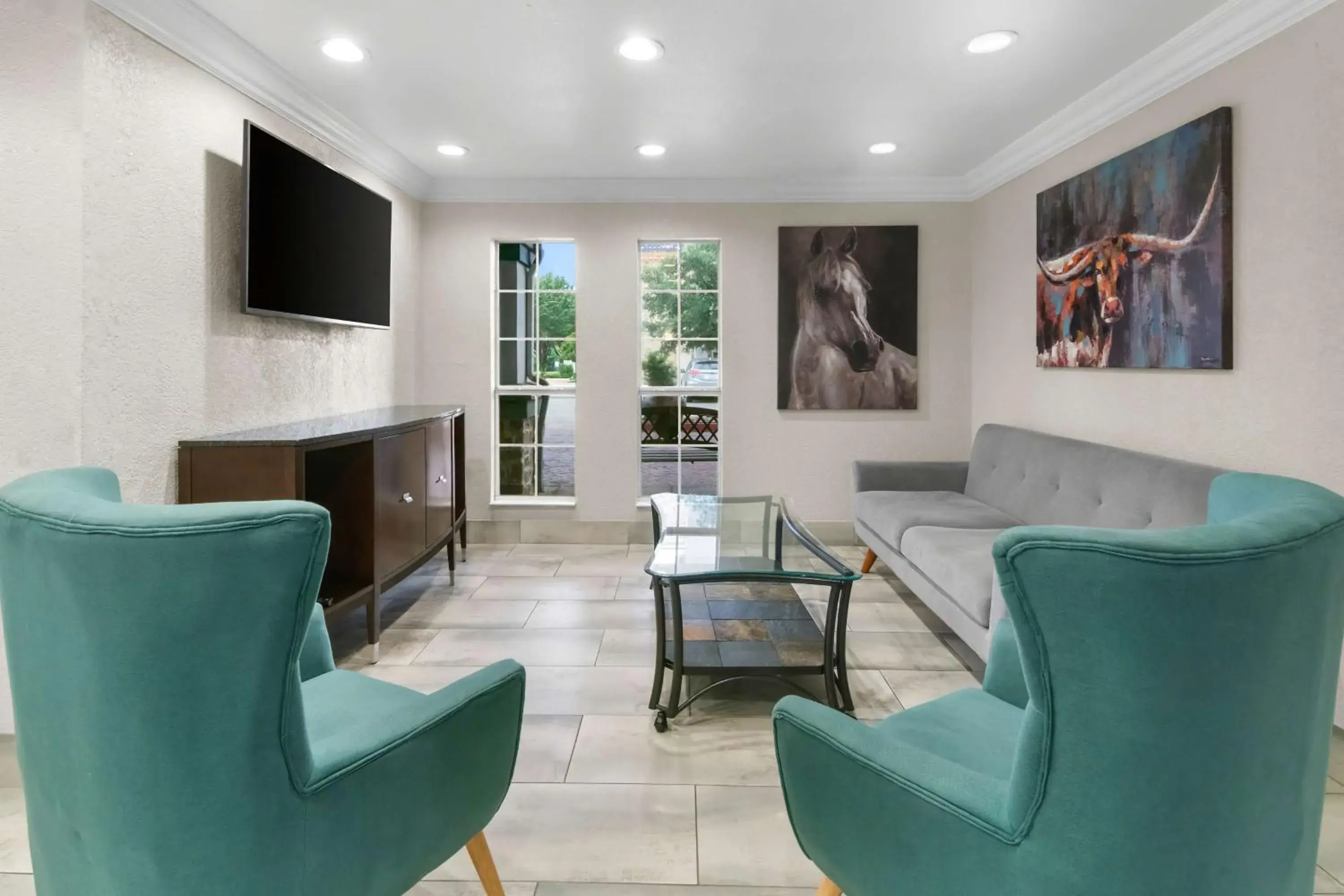 Lobby or reception in SureStay Plus by Best Western Fort Worth Benbrook Lobby or reception in SureStay Plus by Best Western Fort Worth Benbrook