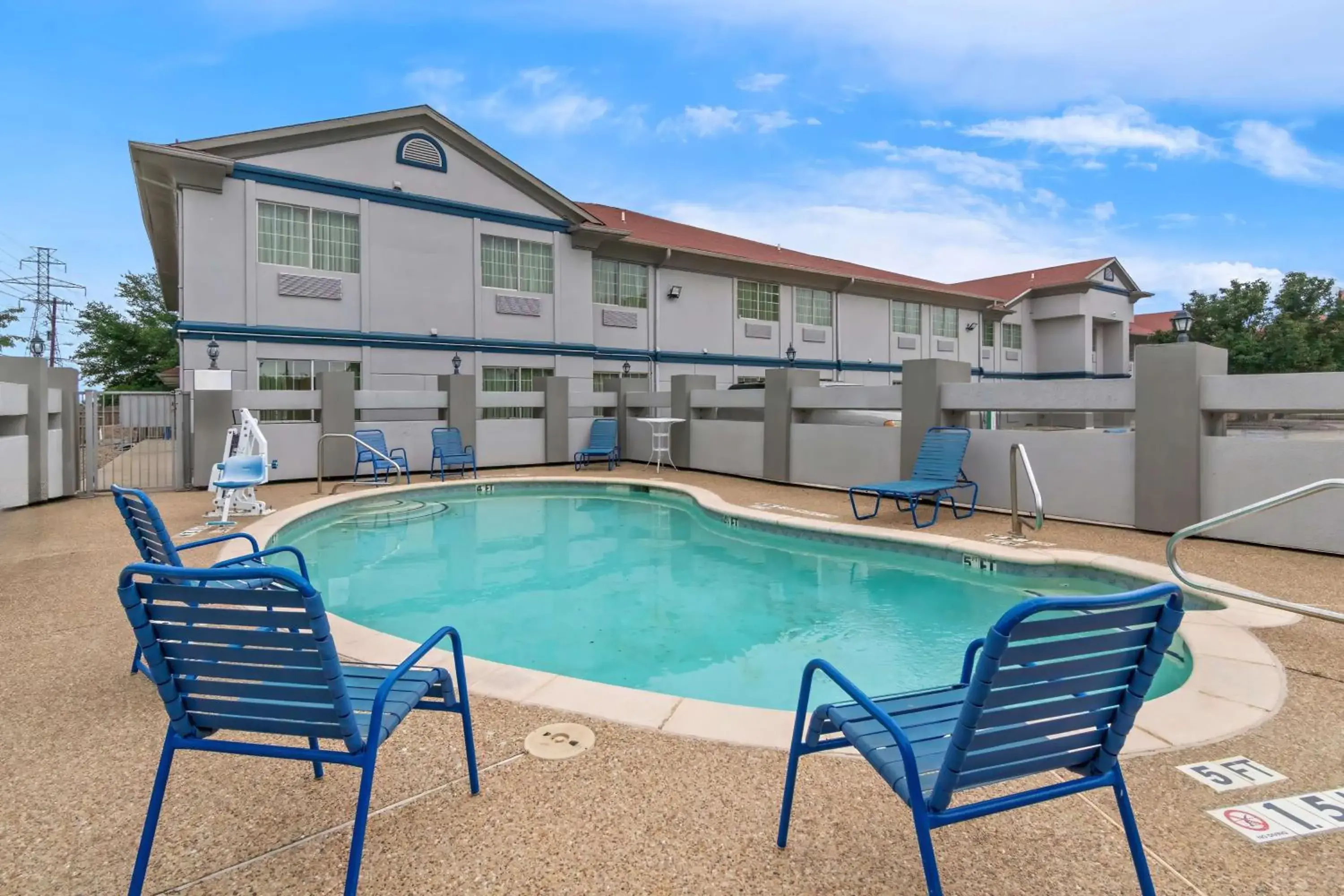 Pool view in SureStay Plus by Best Western Fort Worth Benbrook Pool view in SureStay Plus by Best Western Fort Worth Benbrook