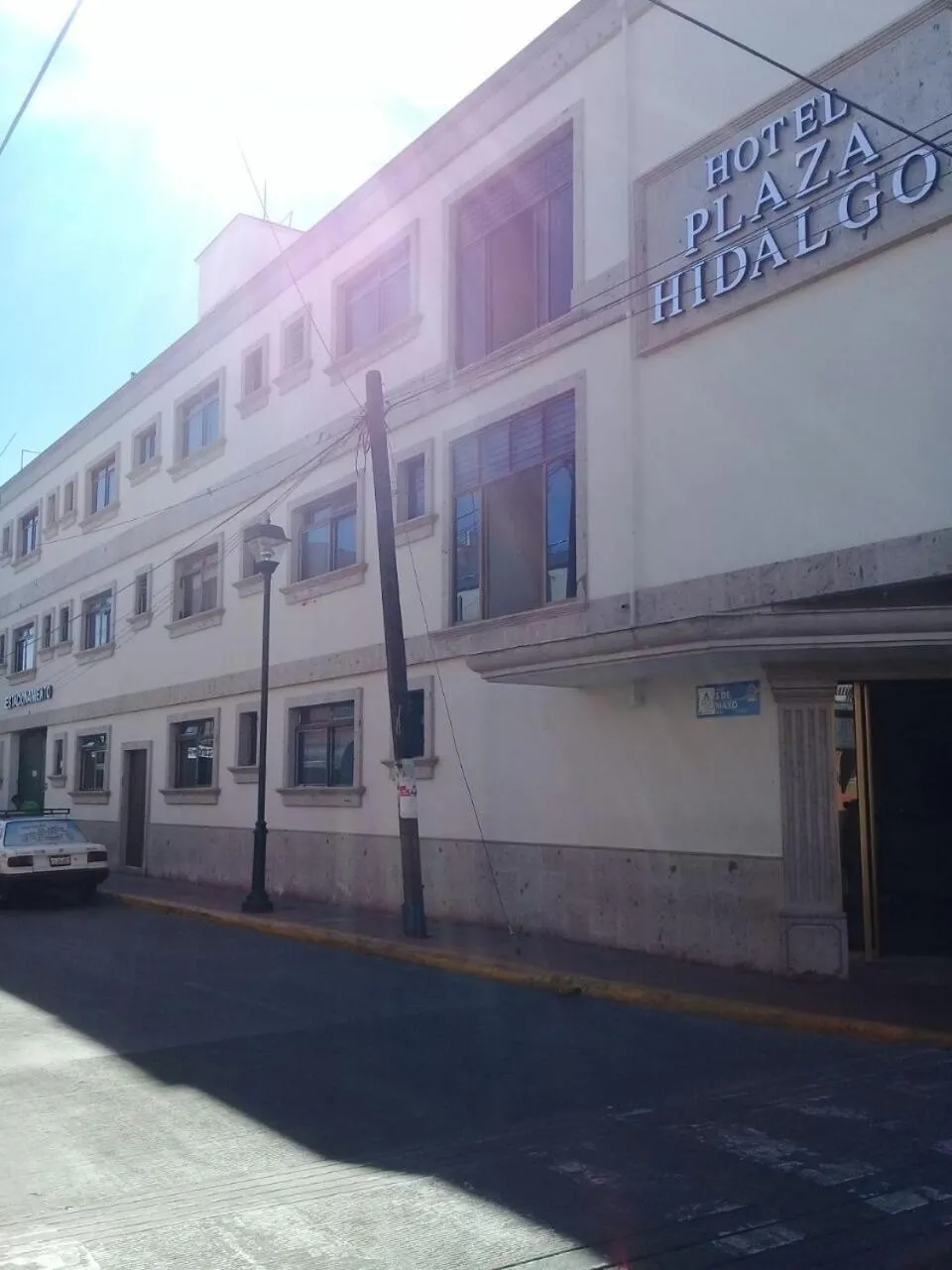 Property building in Hotel Plaza Hidalgo