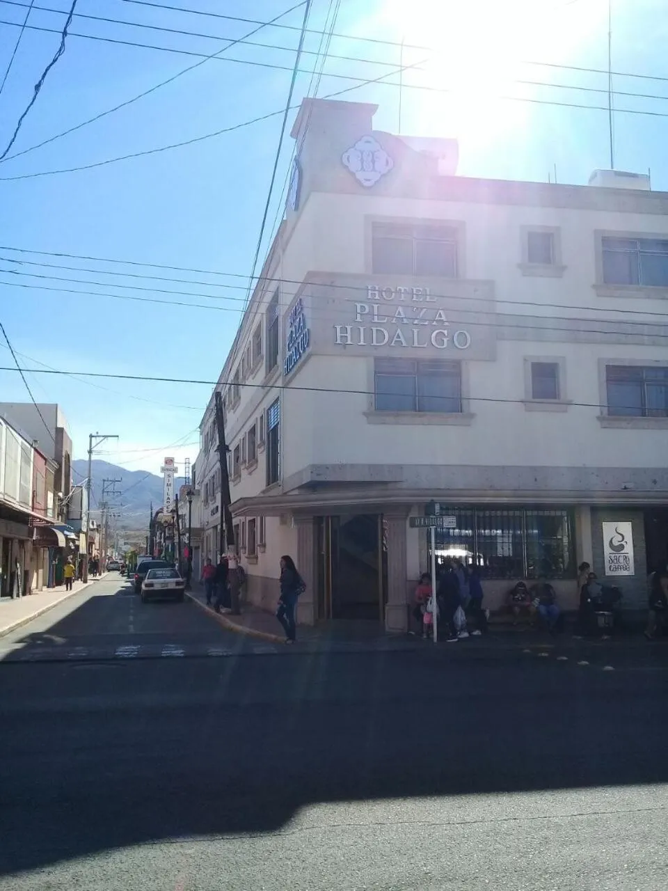 Property building in Hotel Plaza Hidalgo