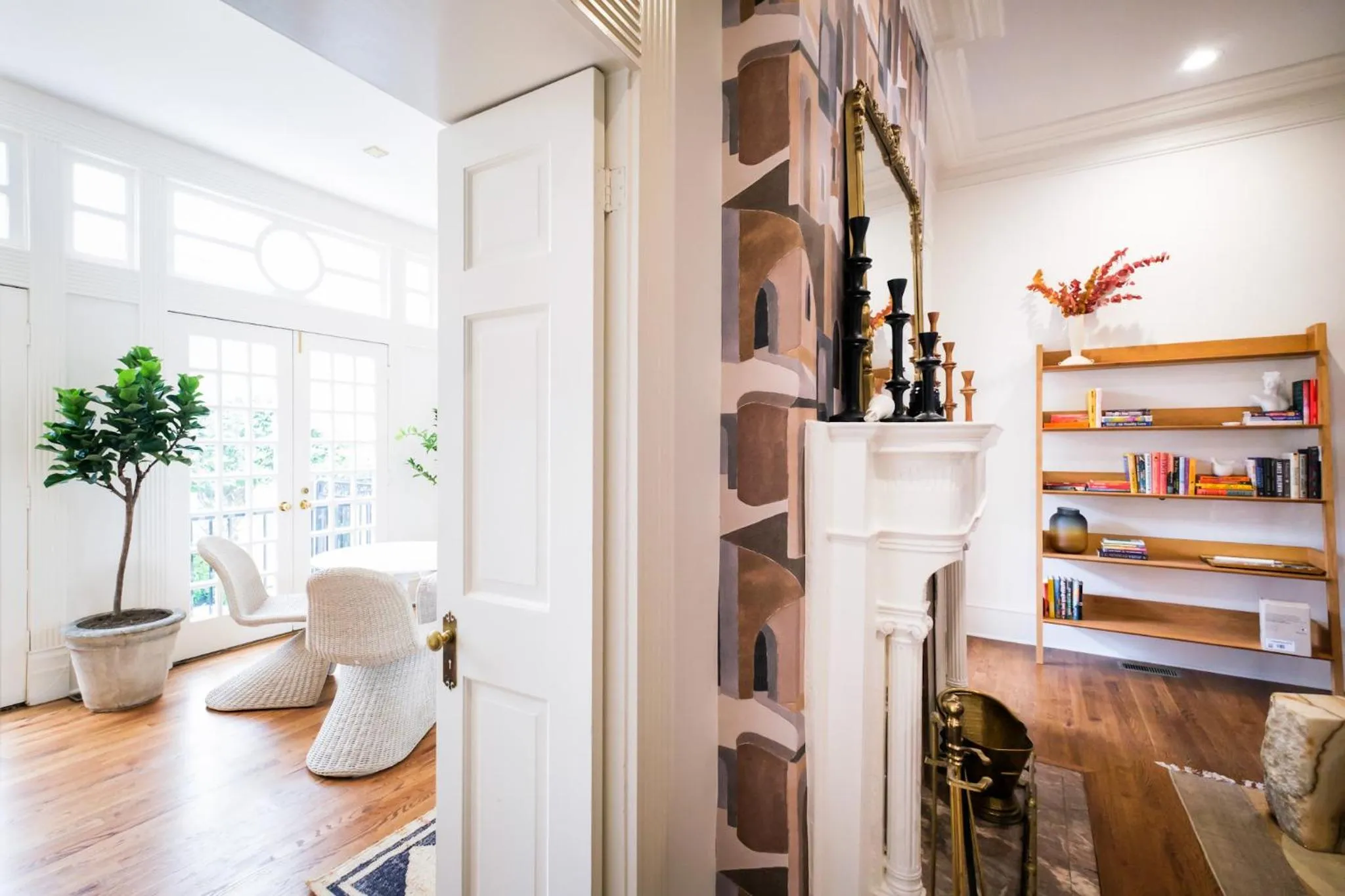 Living room in Swann House