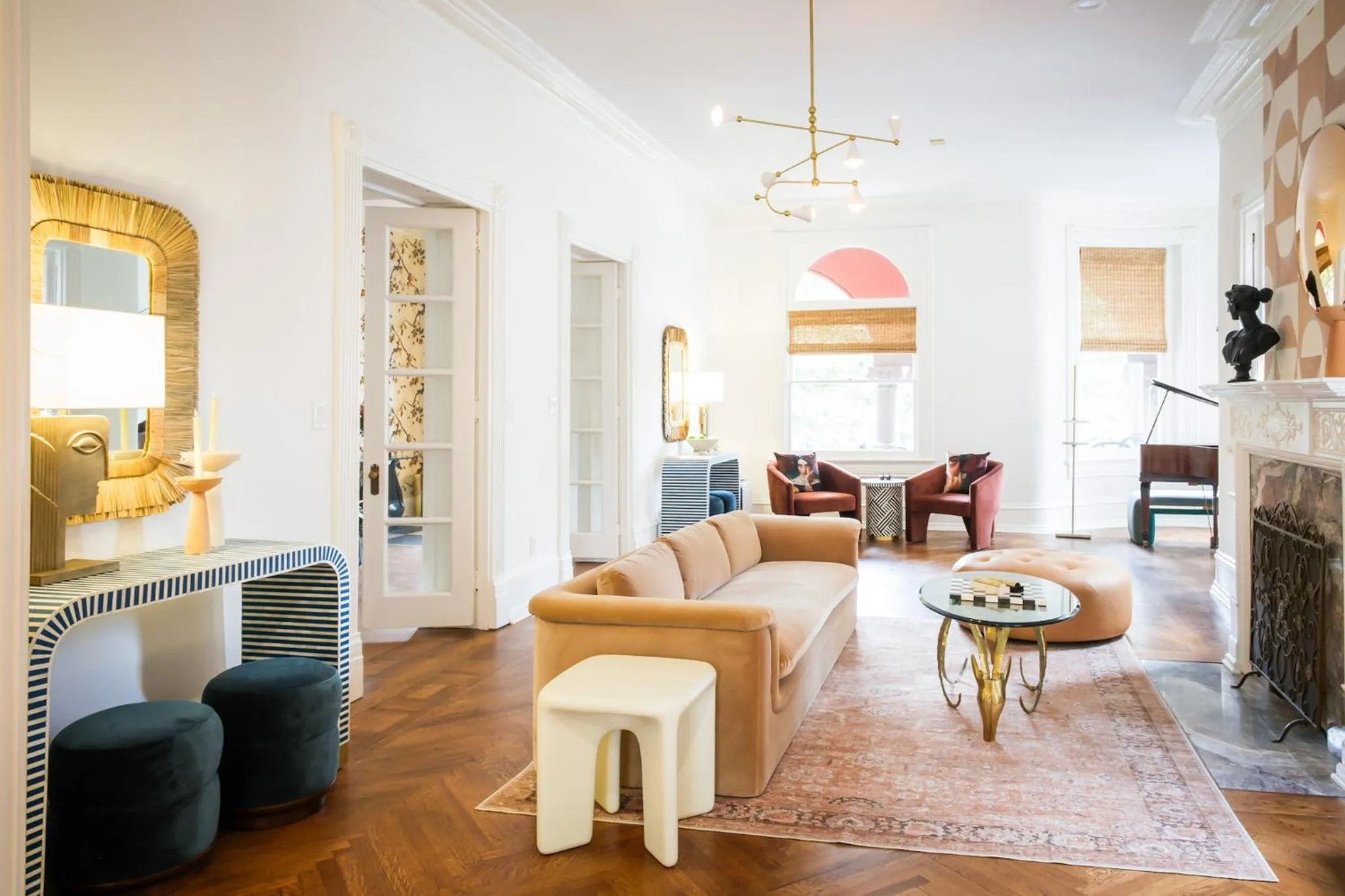 Seating area in Swann House