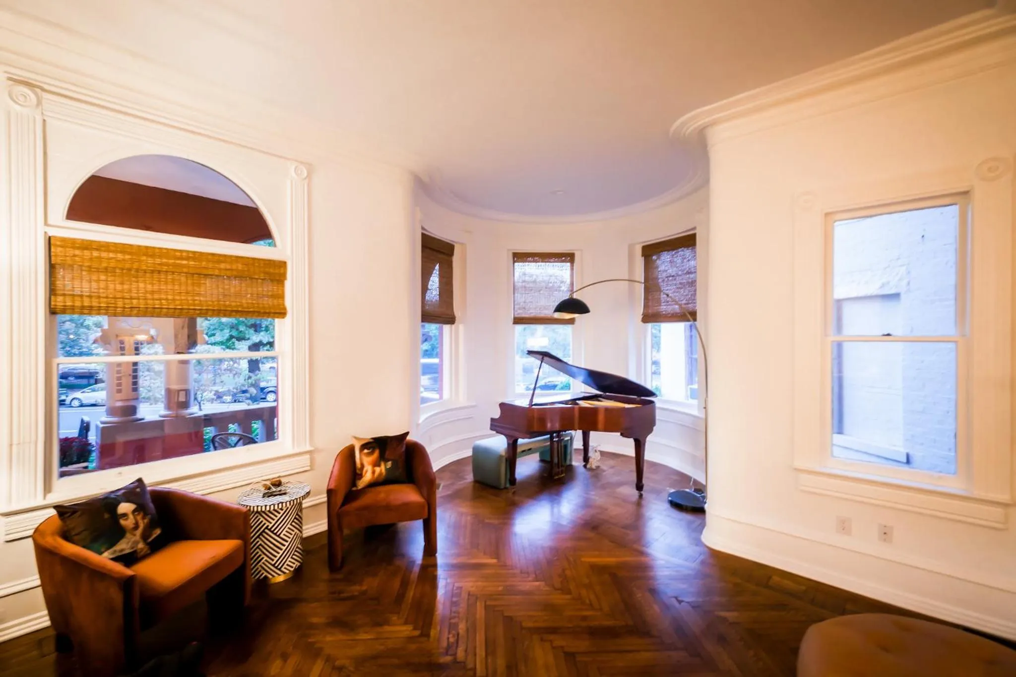 Seating area in Swann House