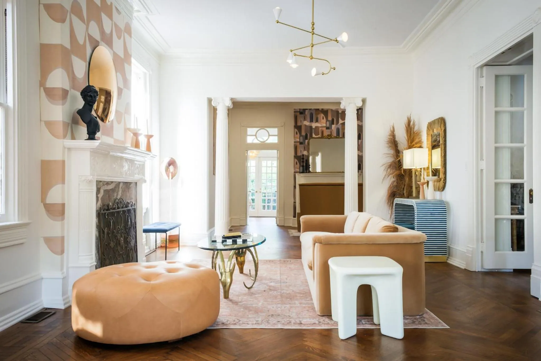 Seating area in Swann House