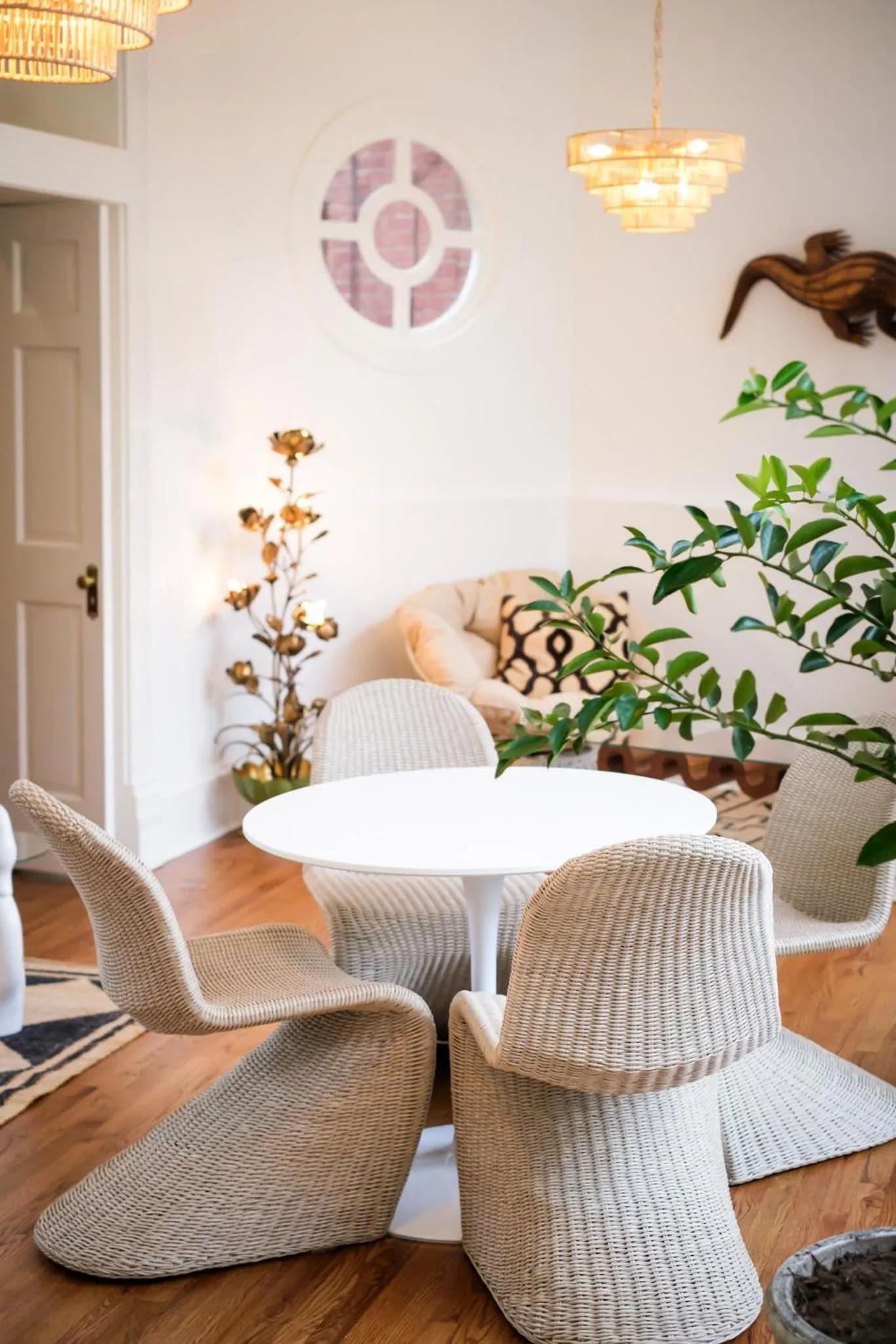 Seating area in Swann House