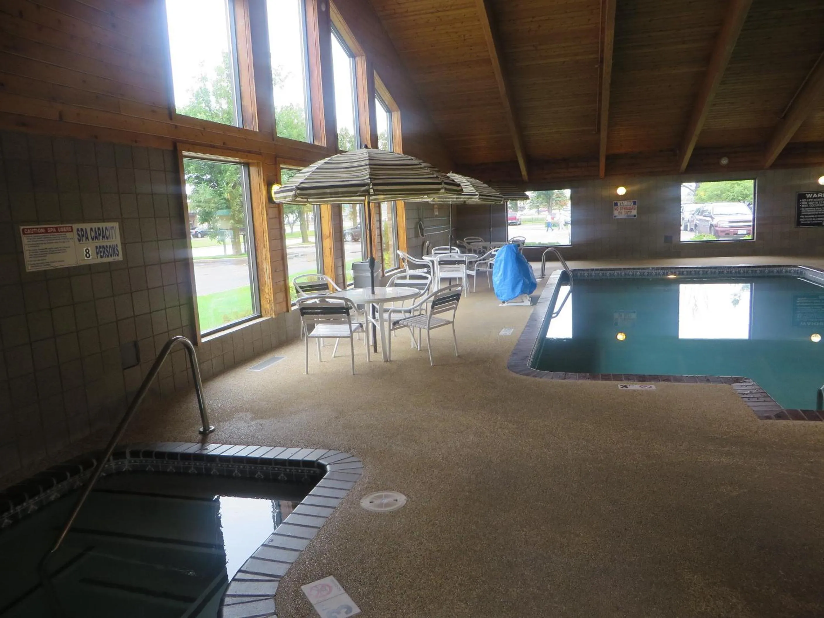 Swimming pool in AmericInn by Wyndham Worthington