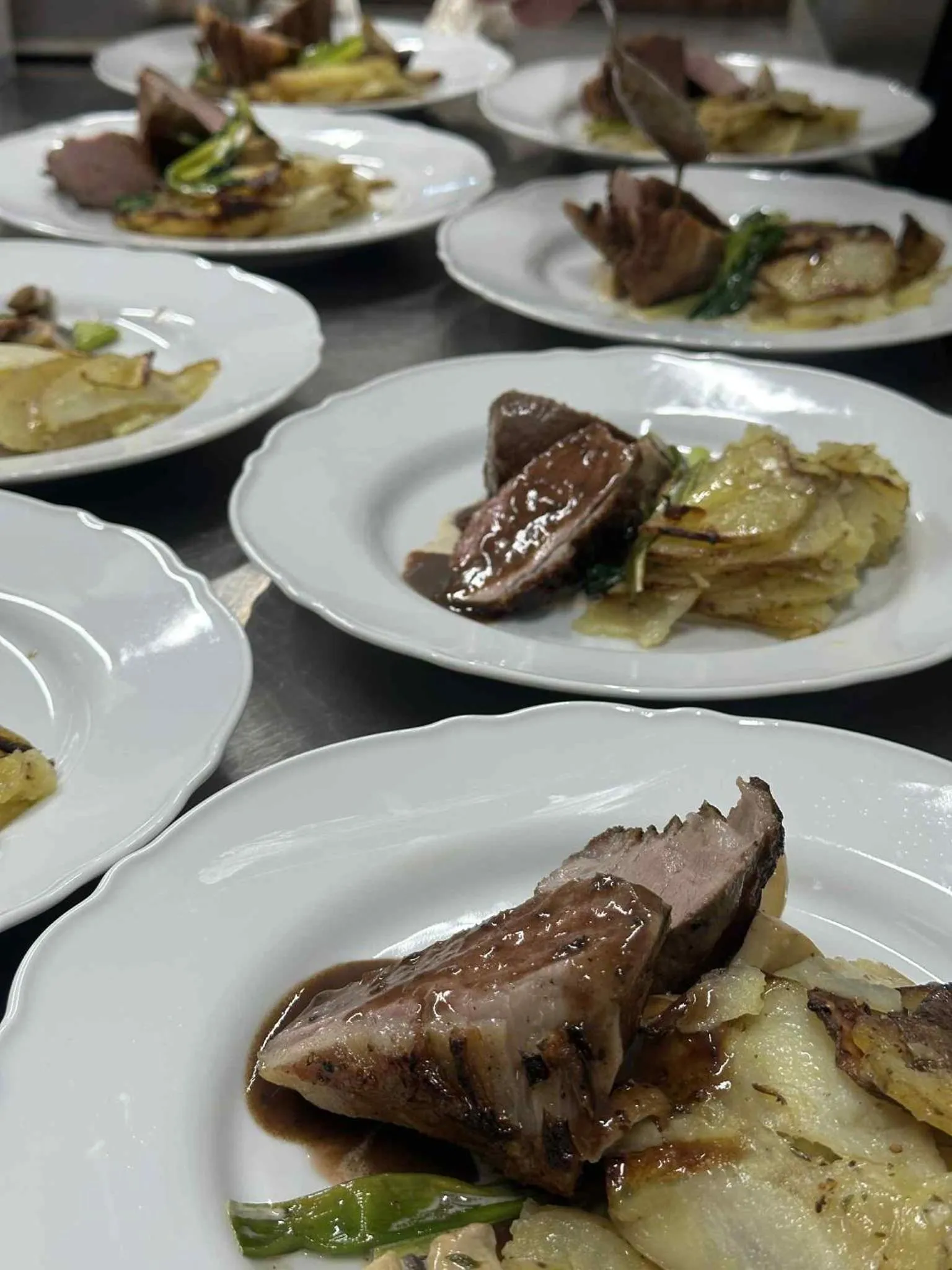 Dining area in Hotel Stafholt