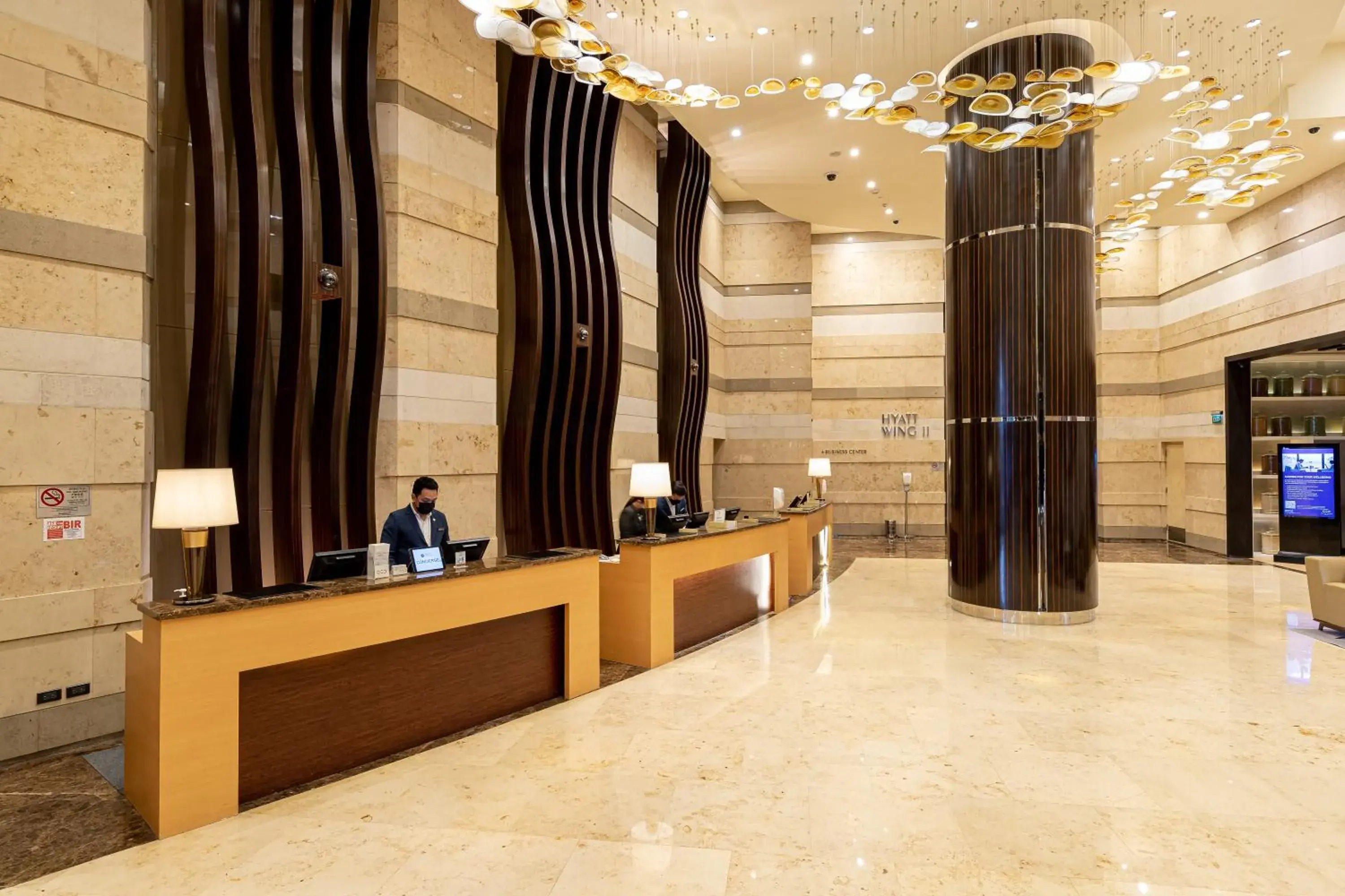 Lobby or reception in Hyatt Regency Manila City of Dreams Lobby or reception in Hyatt Regency Manila City of Dreams