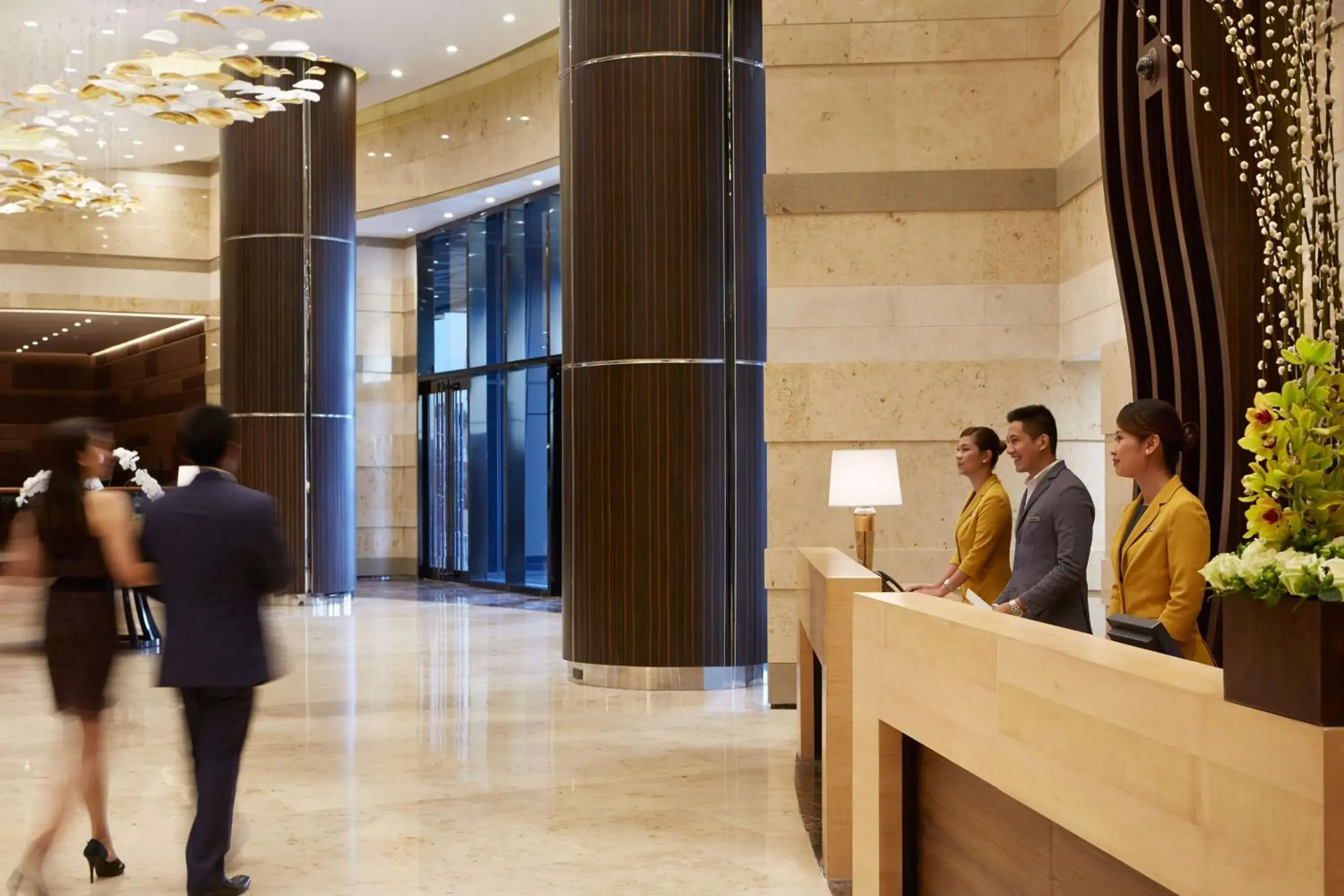 Lobby or reception in Hyatt Regency Manila City of Dreams Lobby or reception in Hyatt Regency Manila City of Dreams