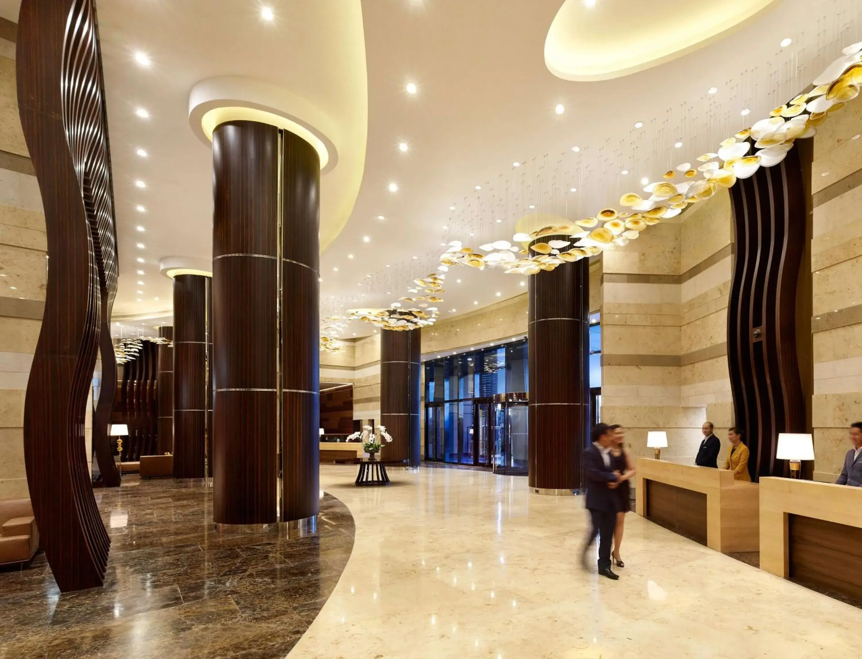 Lobby or reception in Hyatt Regency Manila City of Dreams Lobby or reception in Hyatt Regency Manila City of Dreams