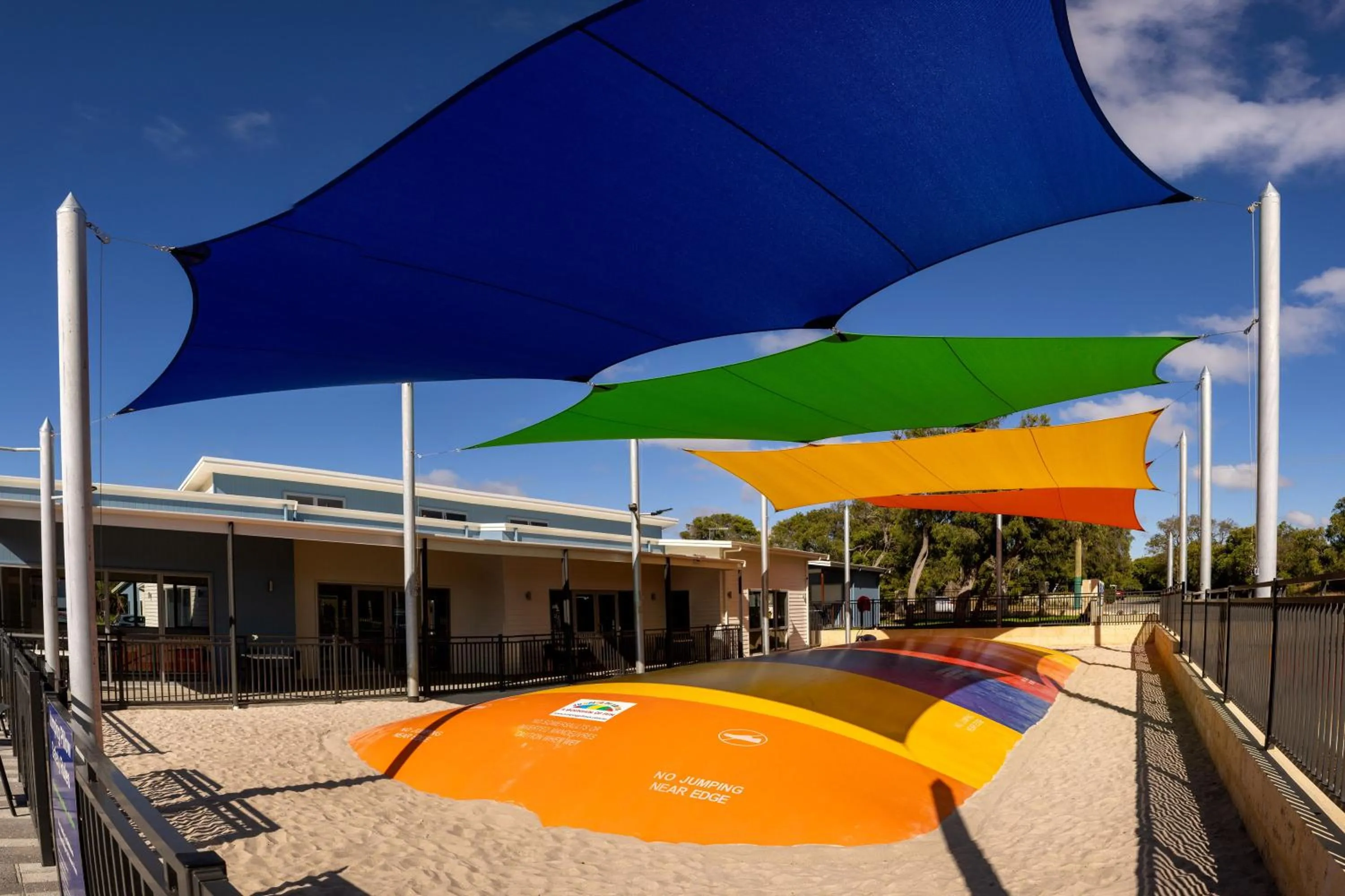 Children play ground in BIG4 Emu Beach Holiday Park