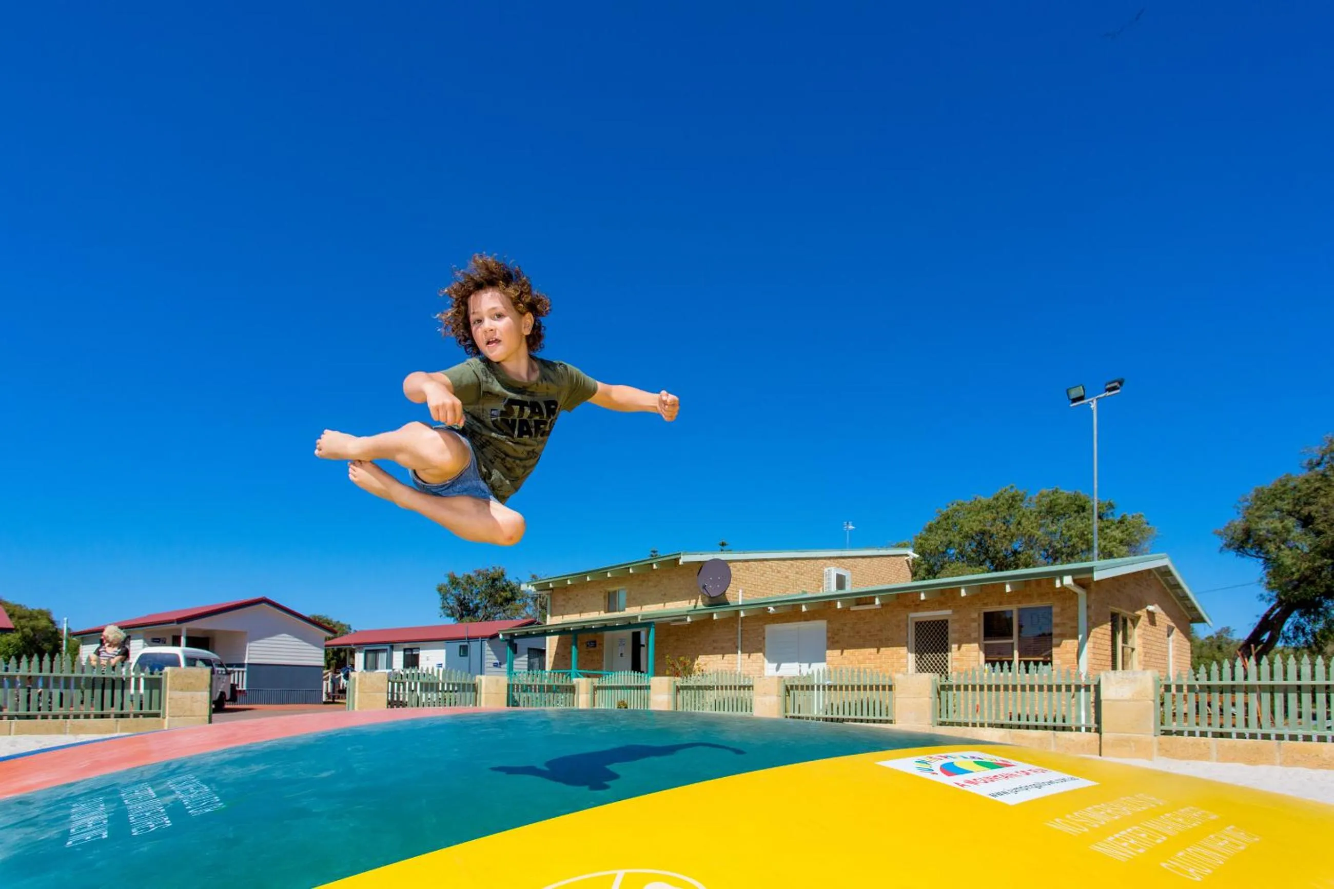 Children play ground in BIG4 Emu Beach Holiday Park