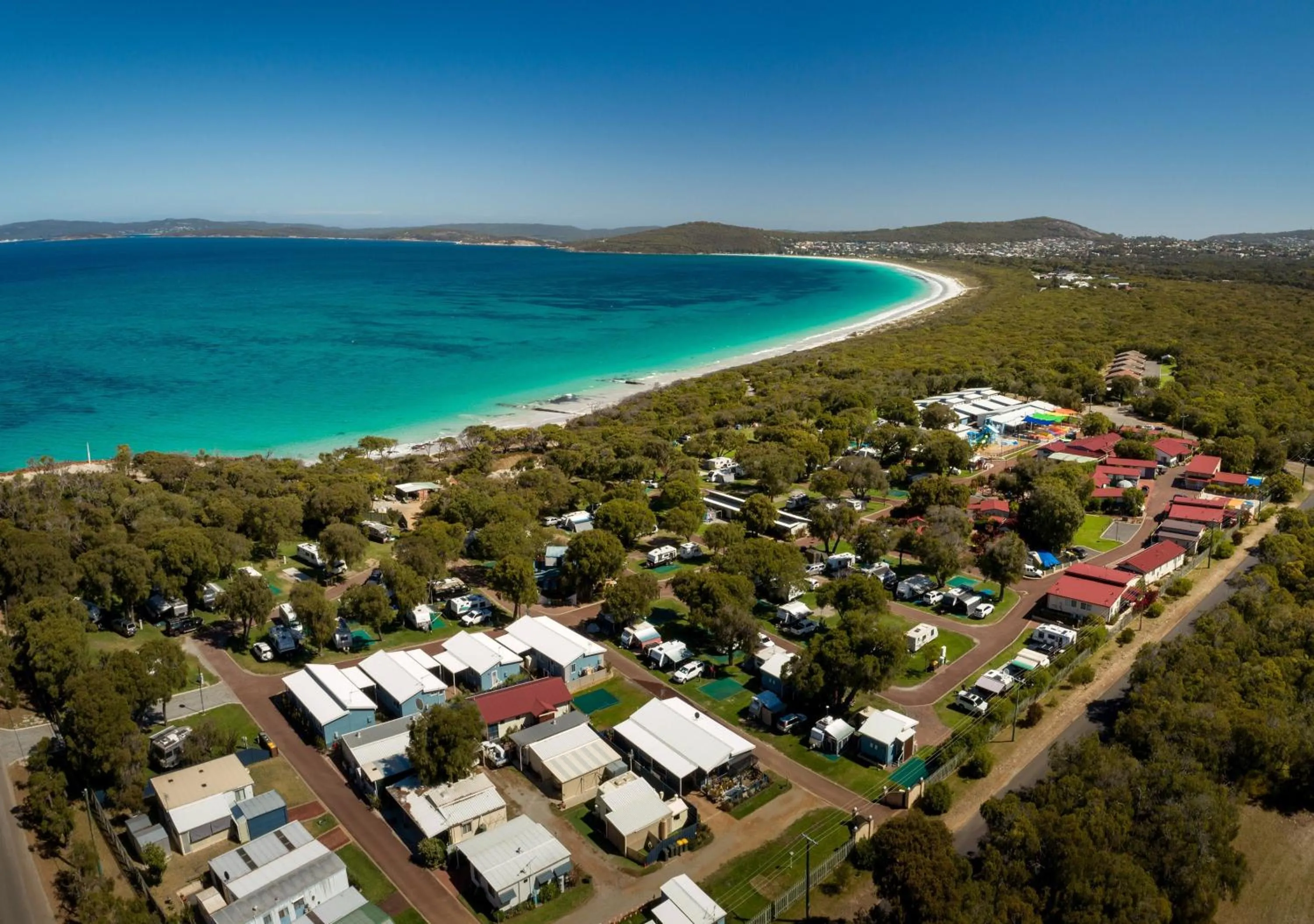 Bird's eye view in BIG4 Emu Beach Holiday Park