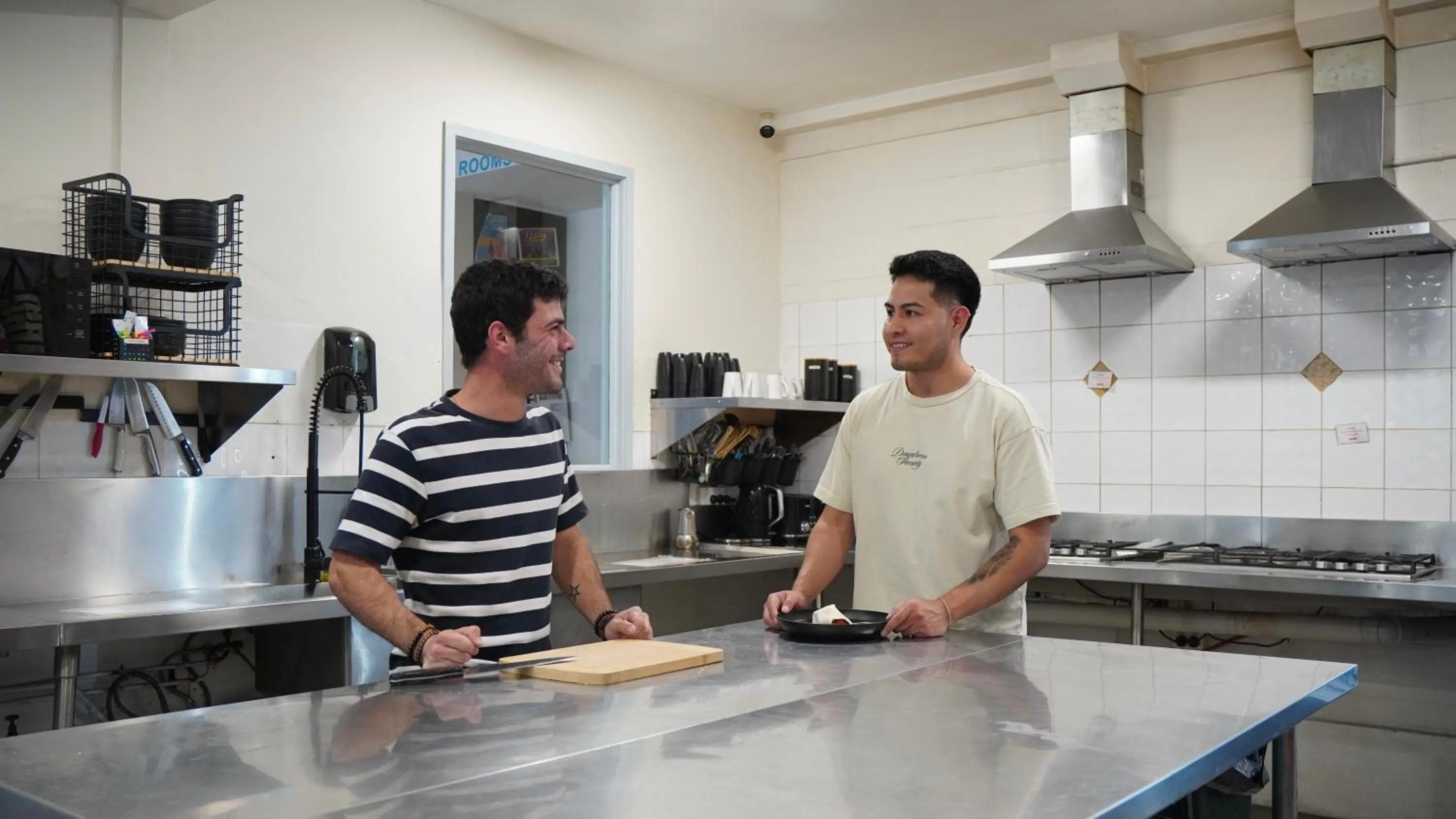 Communal kitchen in Summer House Brisbane