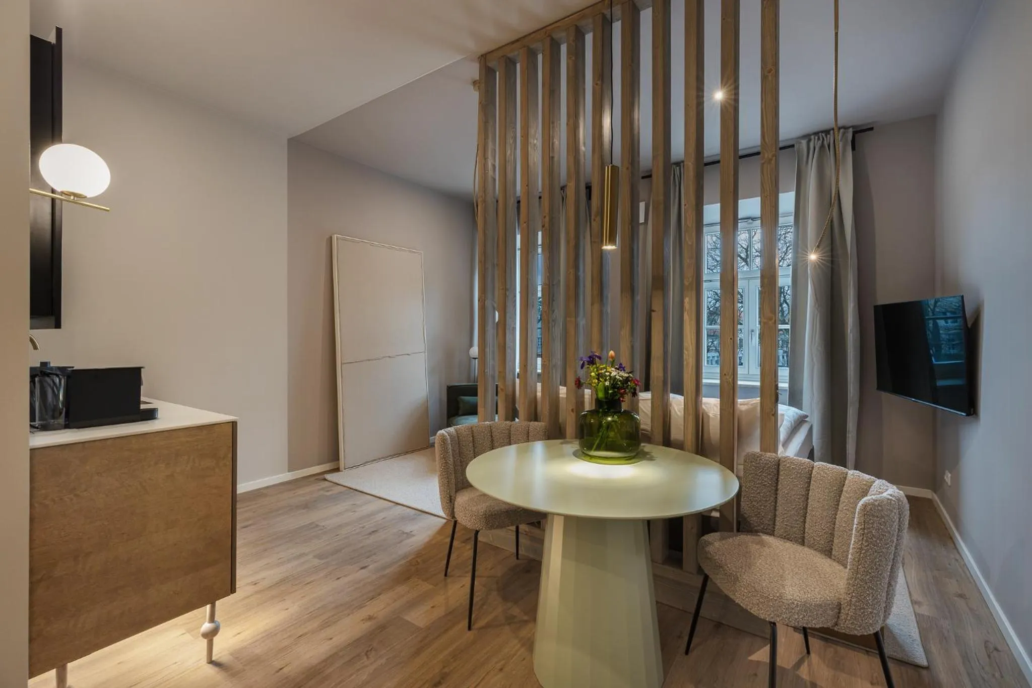 Kitchen or kitchenette in kalm stay - a design Aparthotel