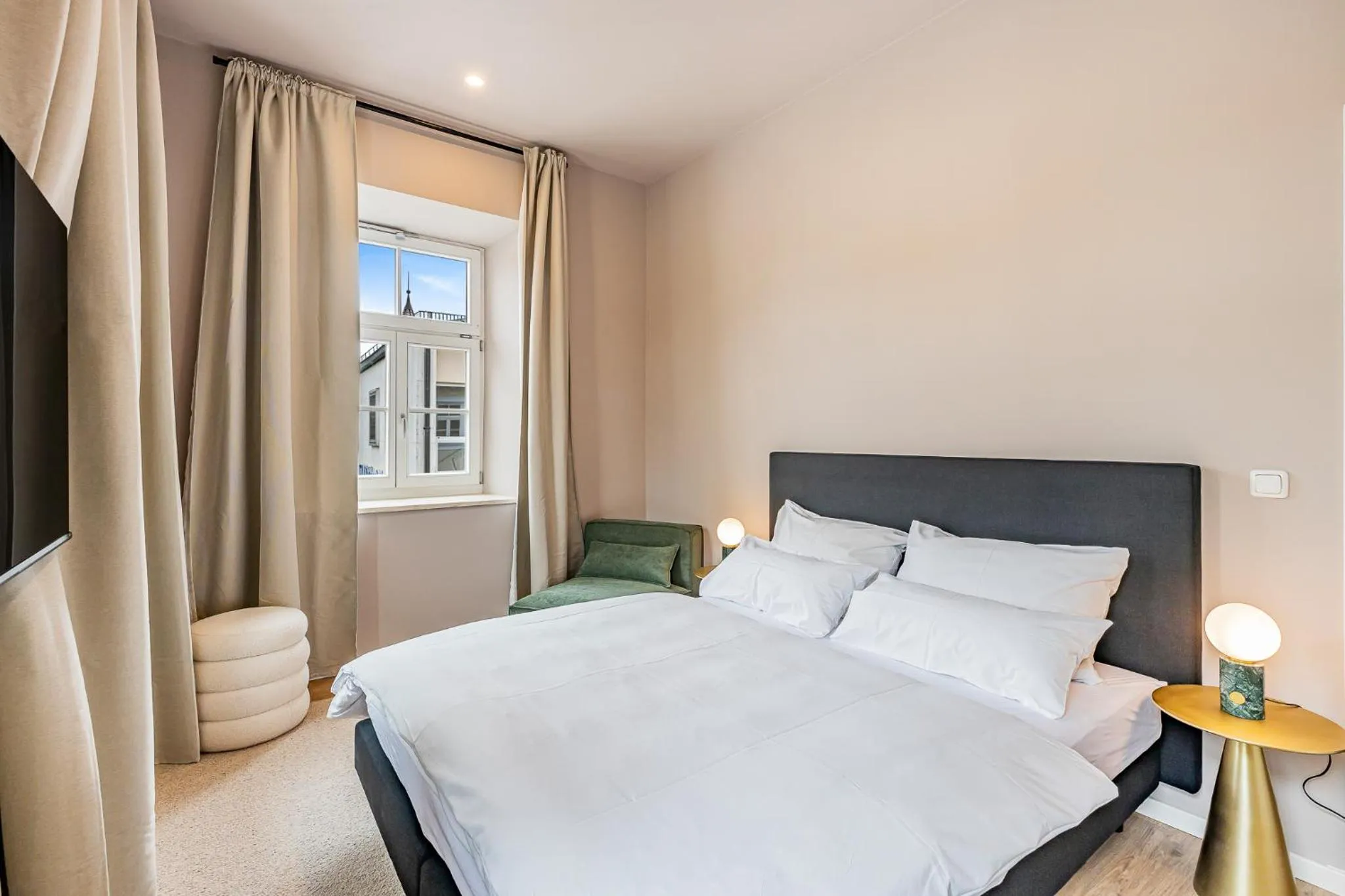 Bedroom, Bed in kalm stay - a design Aparthotel