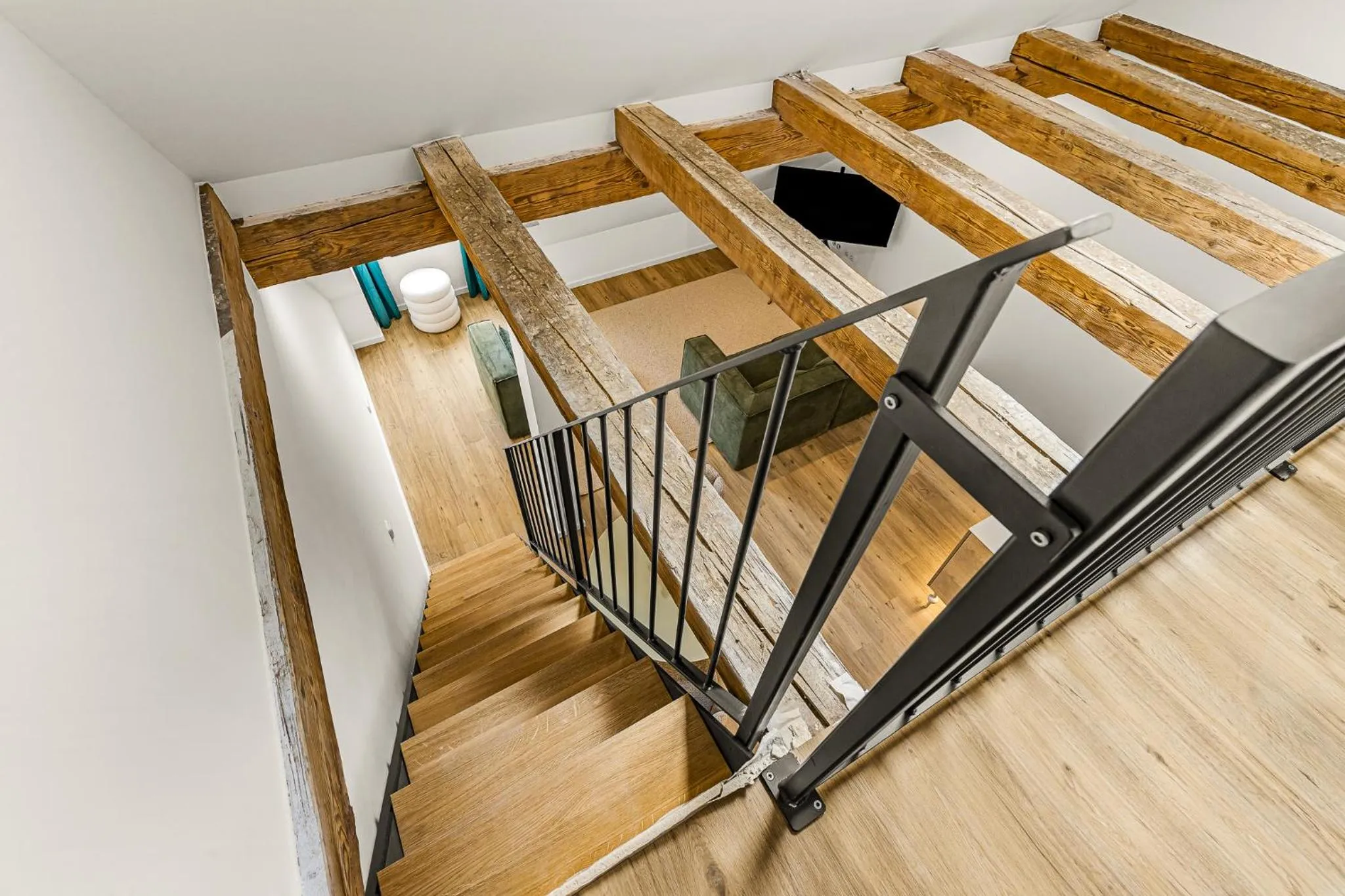 Living room in kalm stay - a design Aparthotel