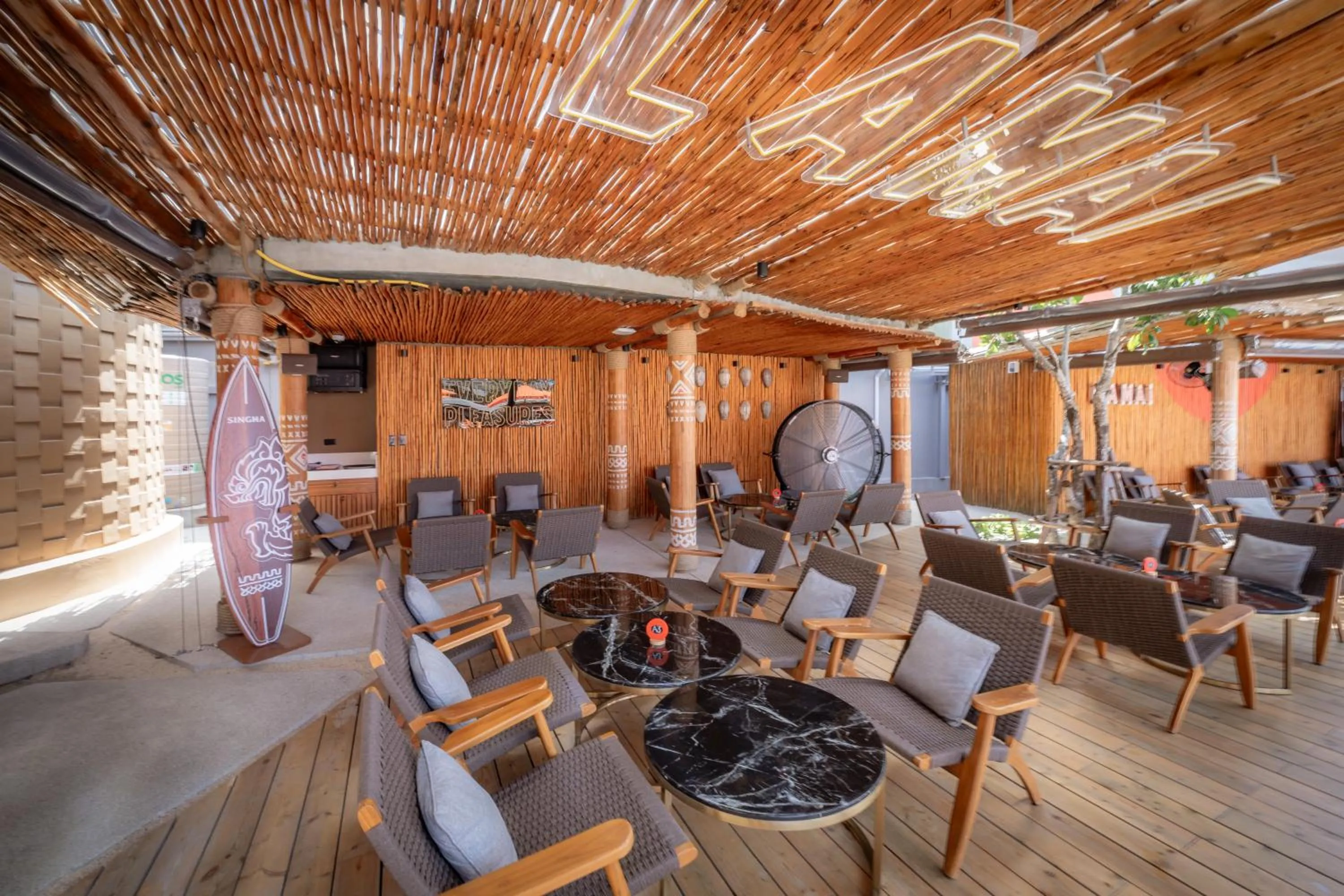 Seating area in 79 Beach Club and Resort Samui