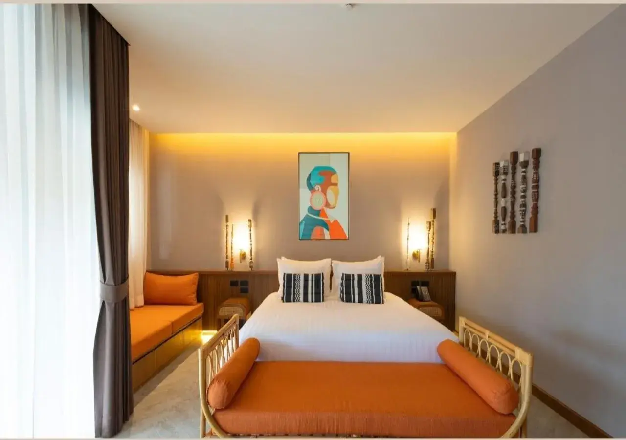 Bed in 79 Beach Club and Resort Samui Bed in 79 Beach Club and Resort Samui