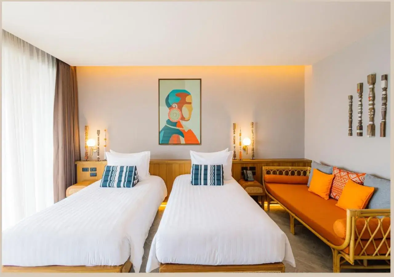 Bed in 79 Beach Club and Resort Samui Bed in 79 Beach Club and Resort Samui