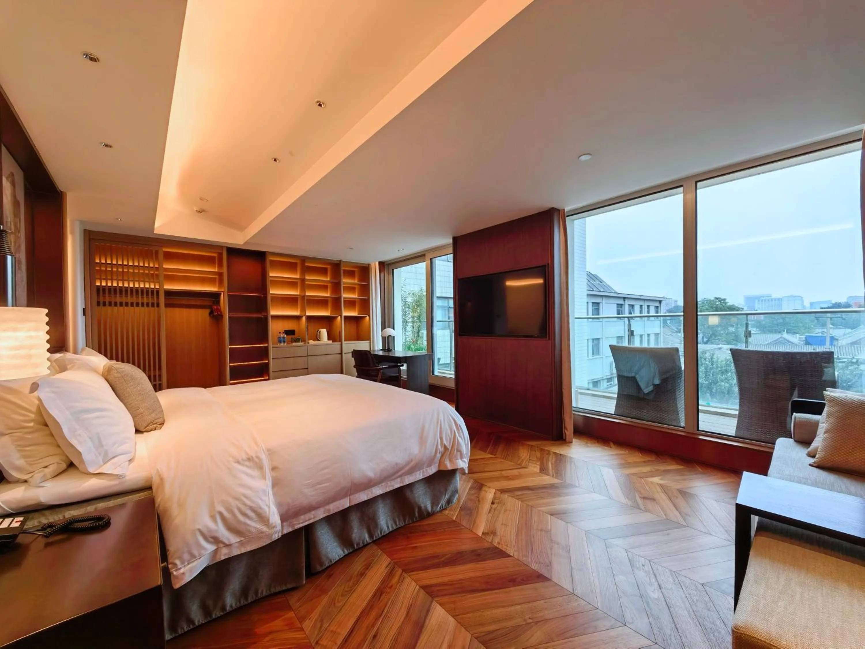 Photo of the whole room, Bed in The Purple Horse Hotel Beijing