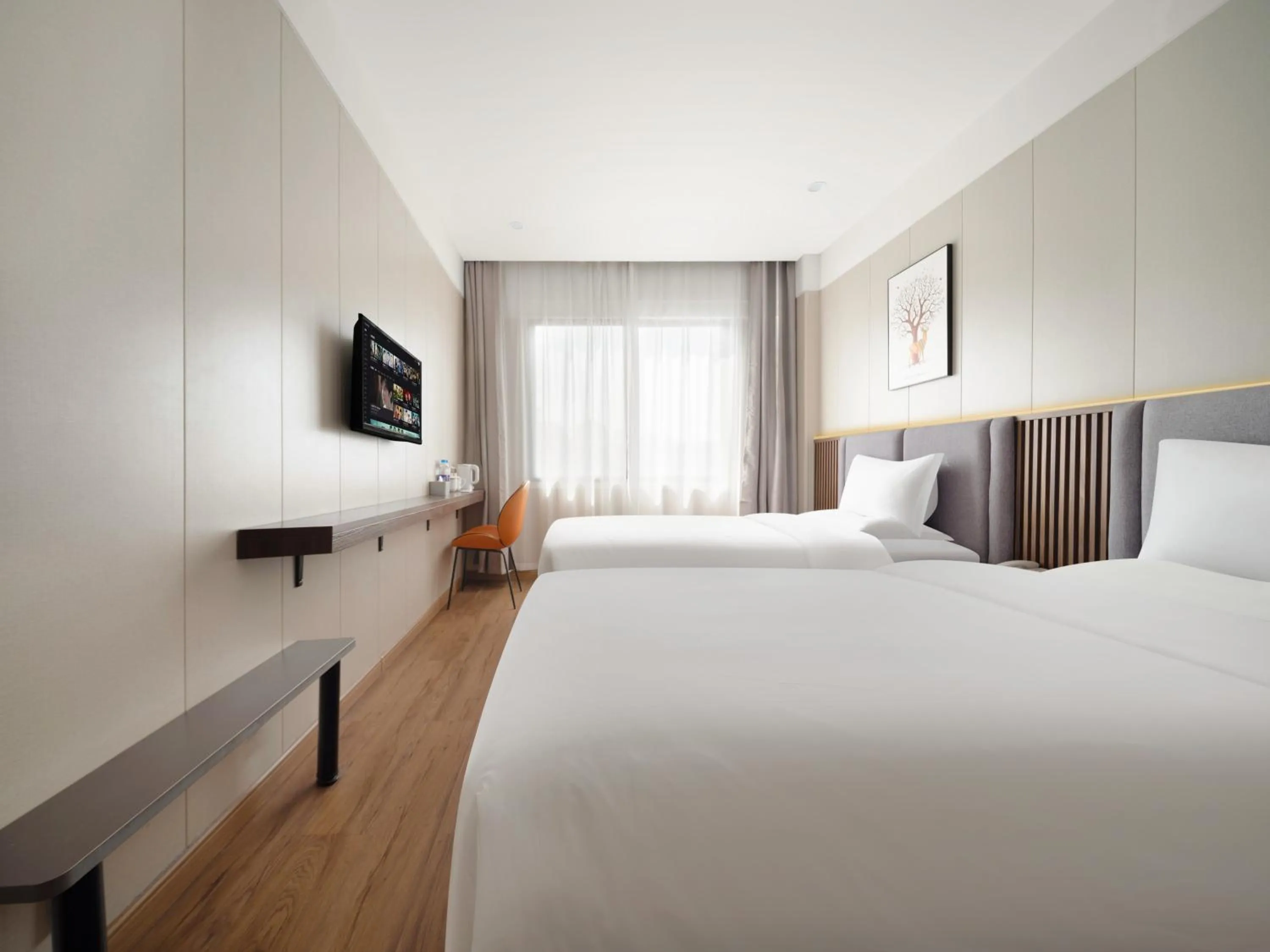 Deluxe Twin Room in TOOYO Hotel Xi'an - Bell Drum Tower Hui Min Street