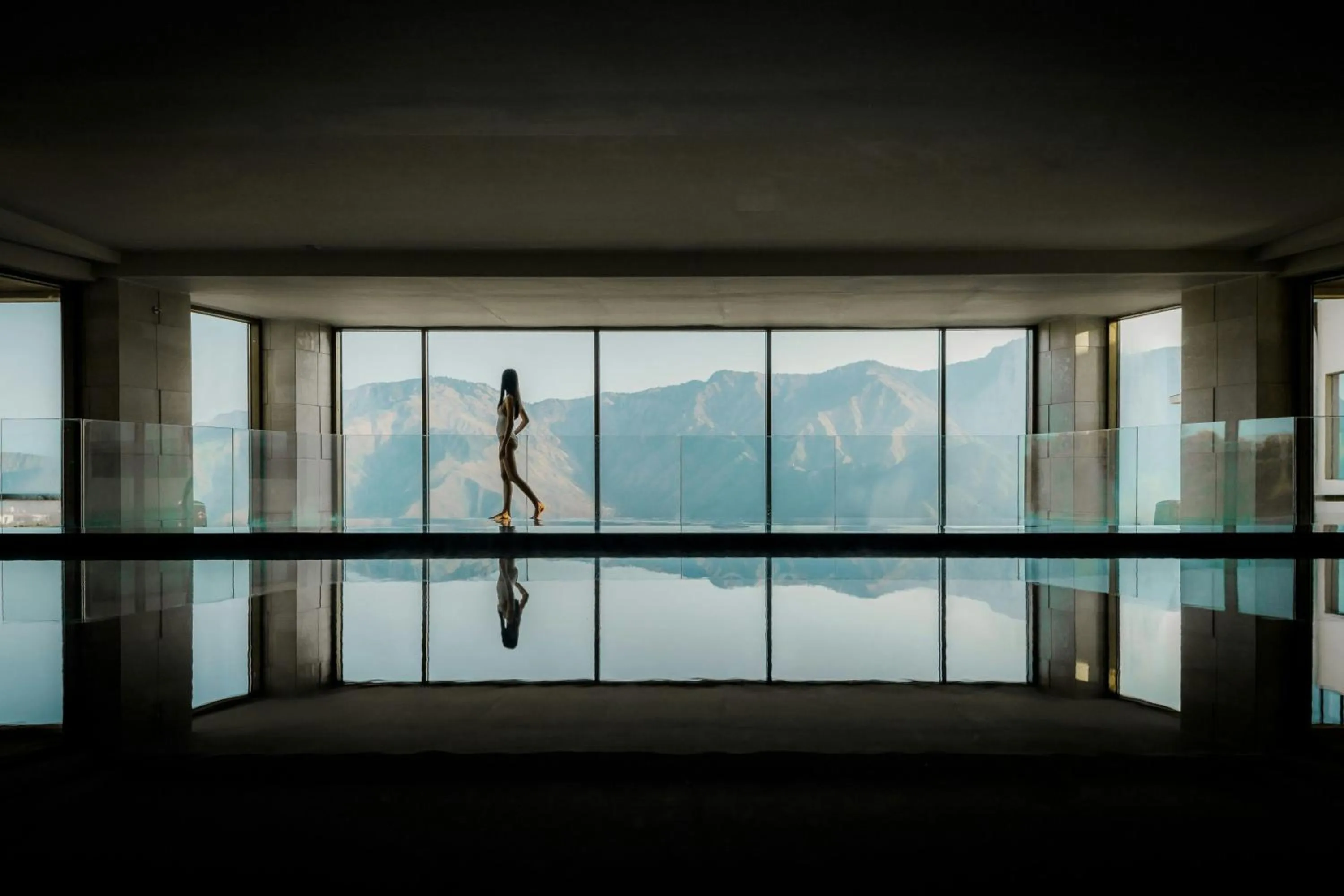 Swimming pool in JW Marriott Mussoorie Walnut Grove Resort & Spa