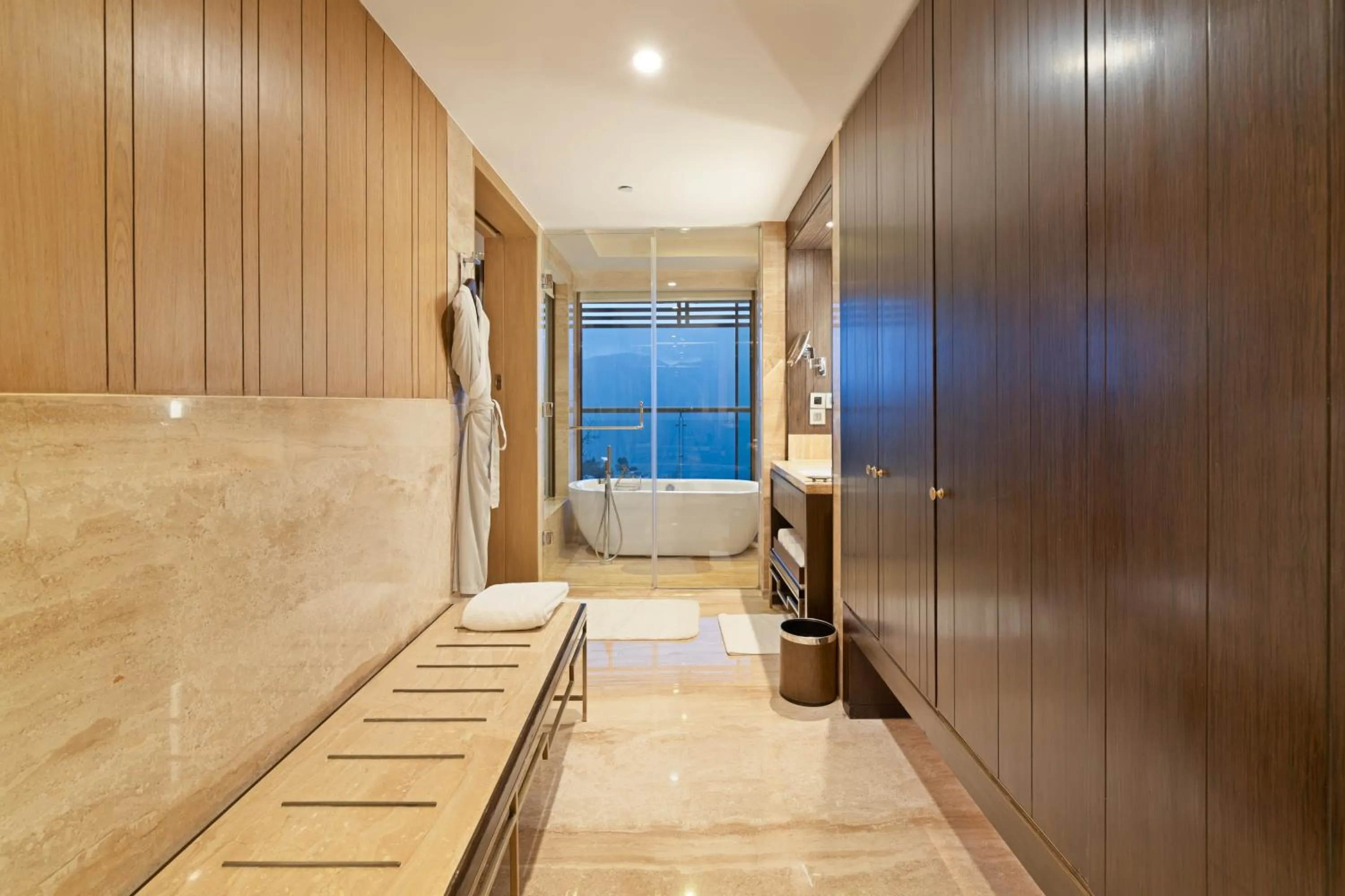 Bathroom in JW Marriott Mussoorie Walnut Grove Resort & Spa