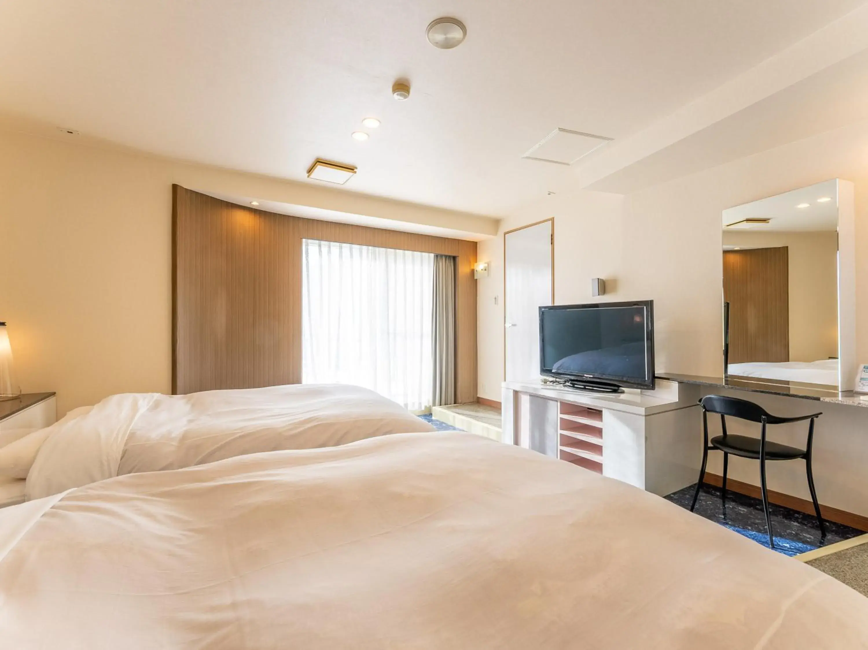 Standard Double Room with Two Double Beds - single occupancy in Tabist Shizukuishi Resort Hotel Standard Double Room with Two Double Beds - single occupancy in Tabist Shizukuishi Resort Hotel