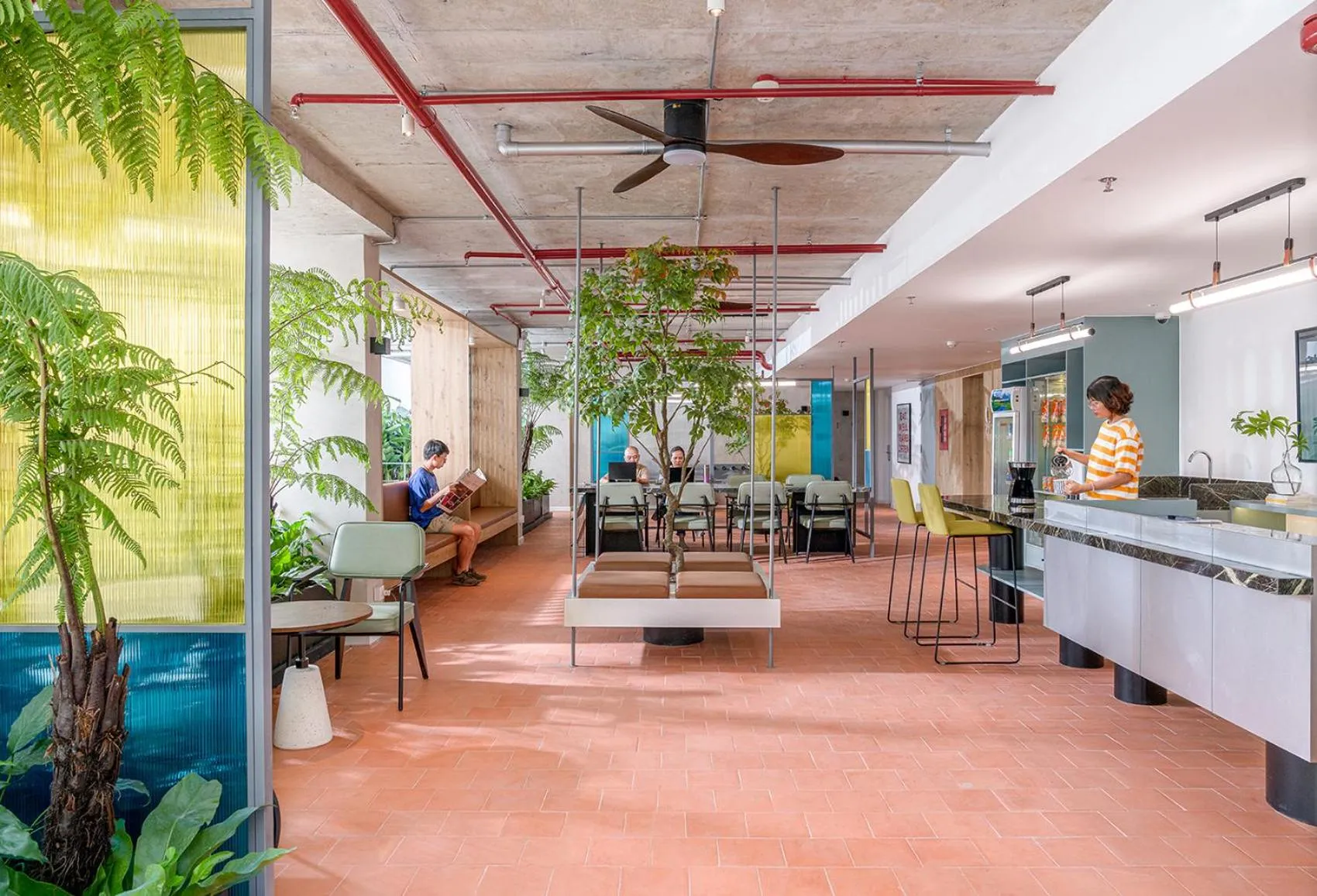 Seating area in M Village Living Kỳ Đồng