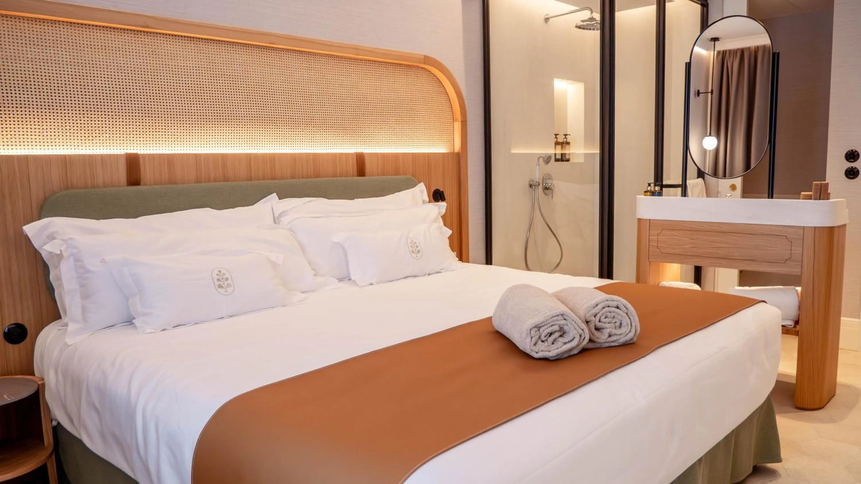 Bed in Alcázar Hotel Sóller