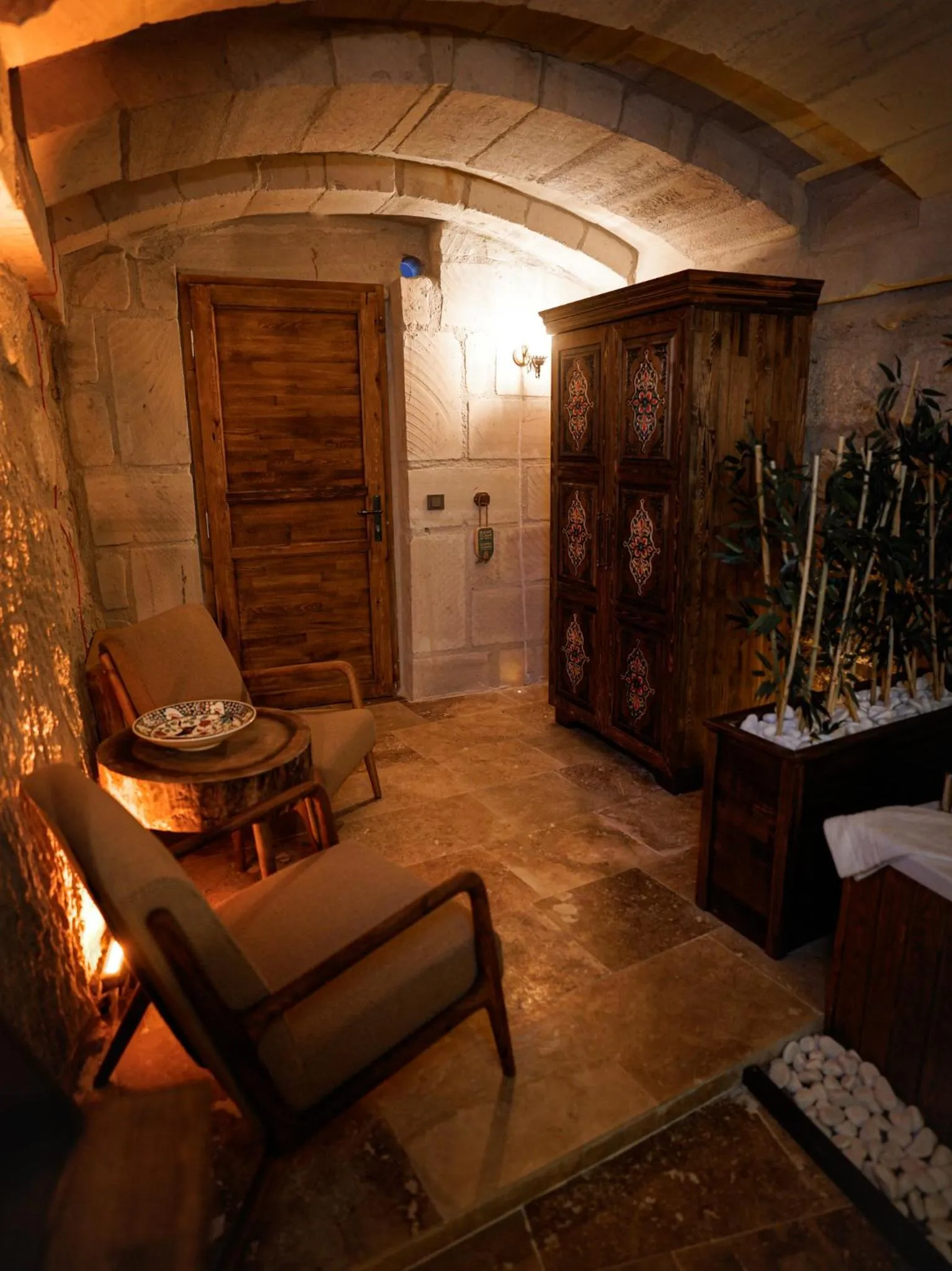 Seating area in Lost City Cappadocia