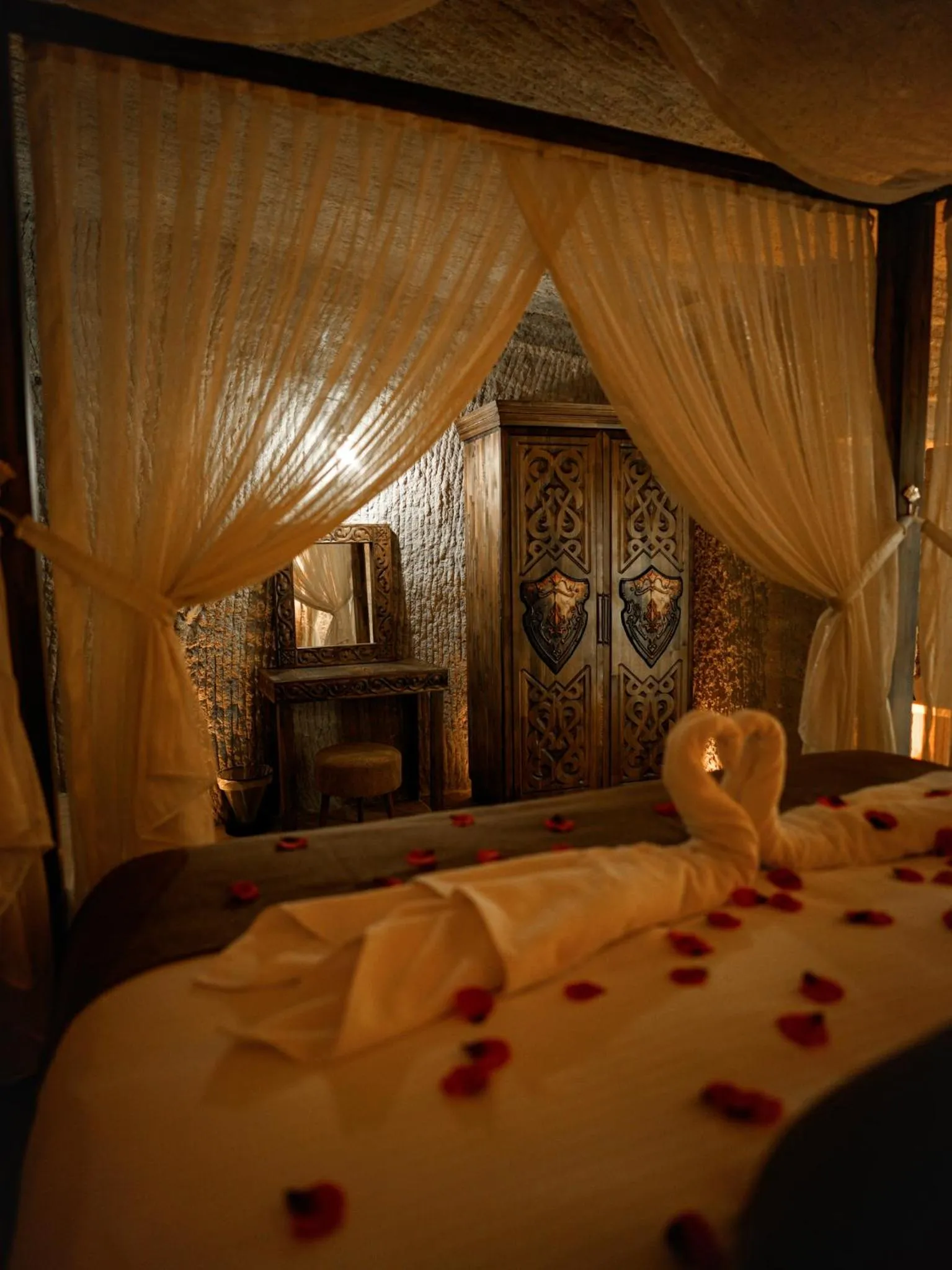 Bed in Lost City Cappadocia