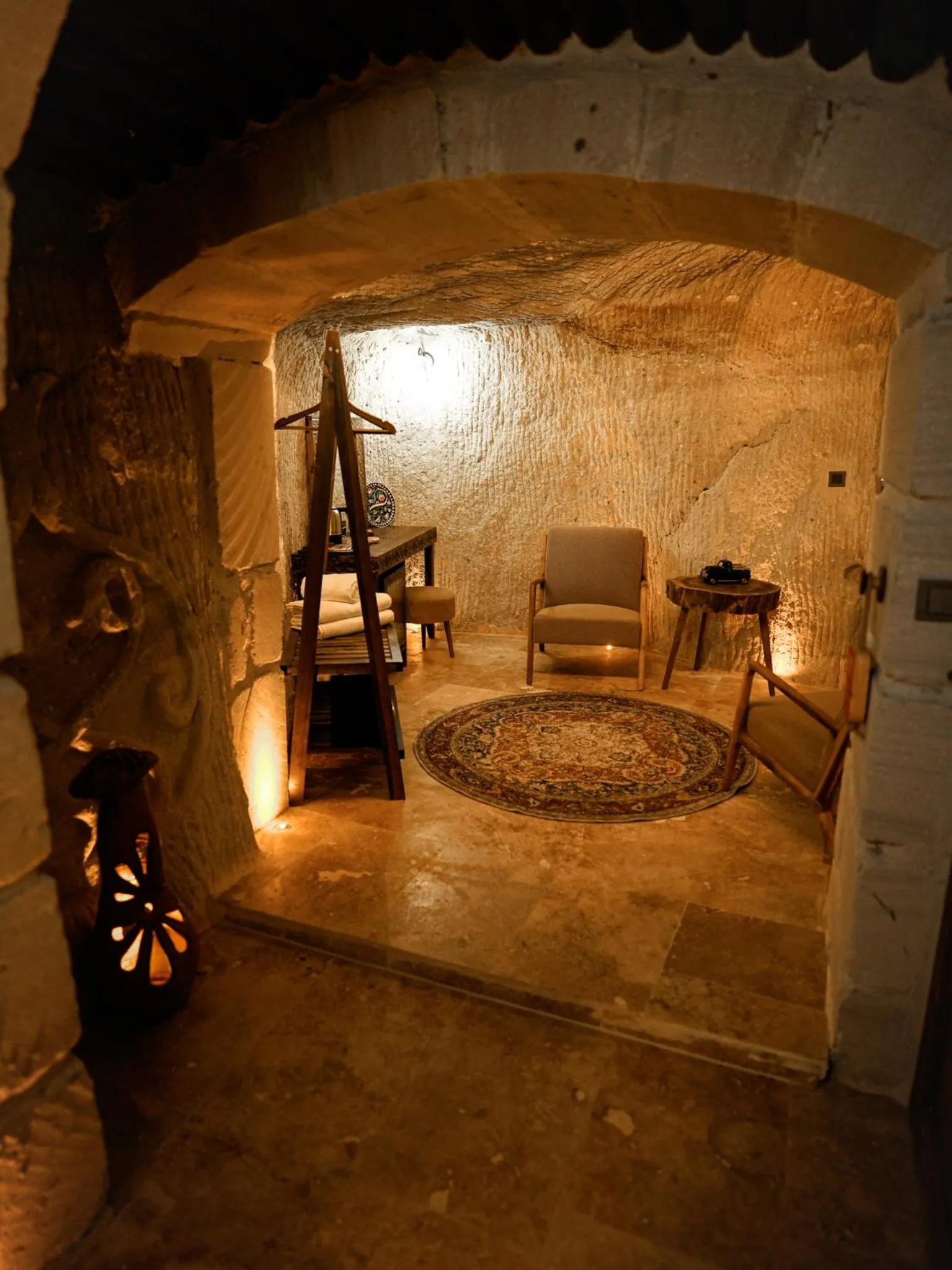 Seating area in Lost City Cappadocia