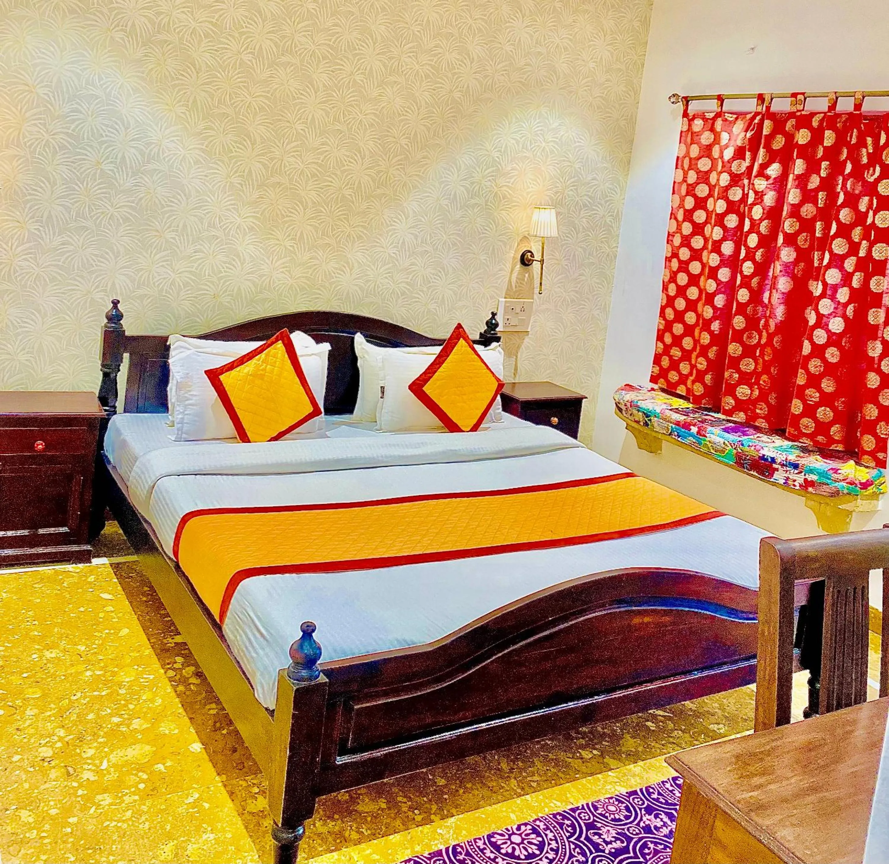 Bed in The Mama's Resort & Camp