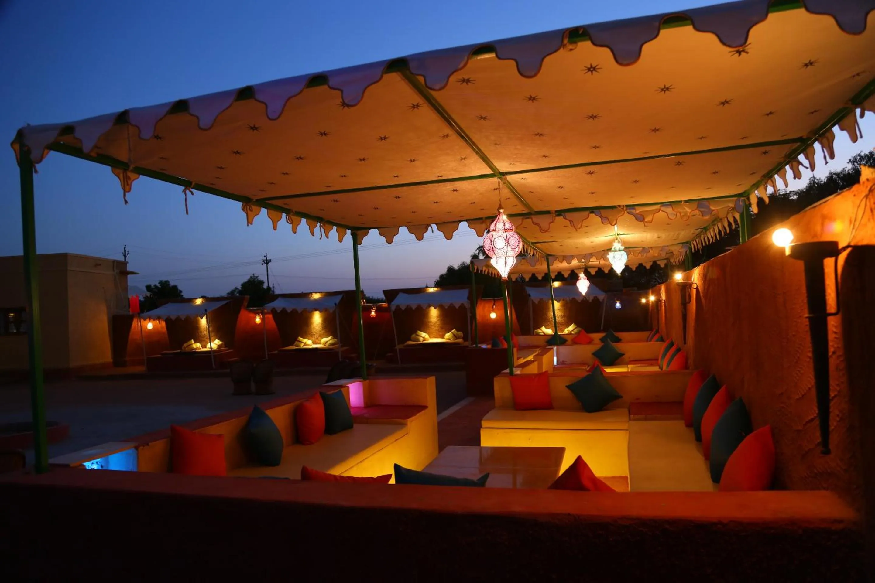 Seating area in The Mama's Resort & Camp