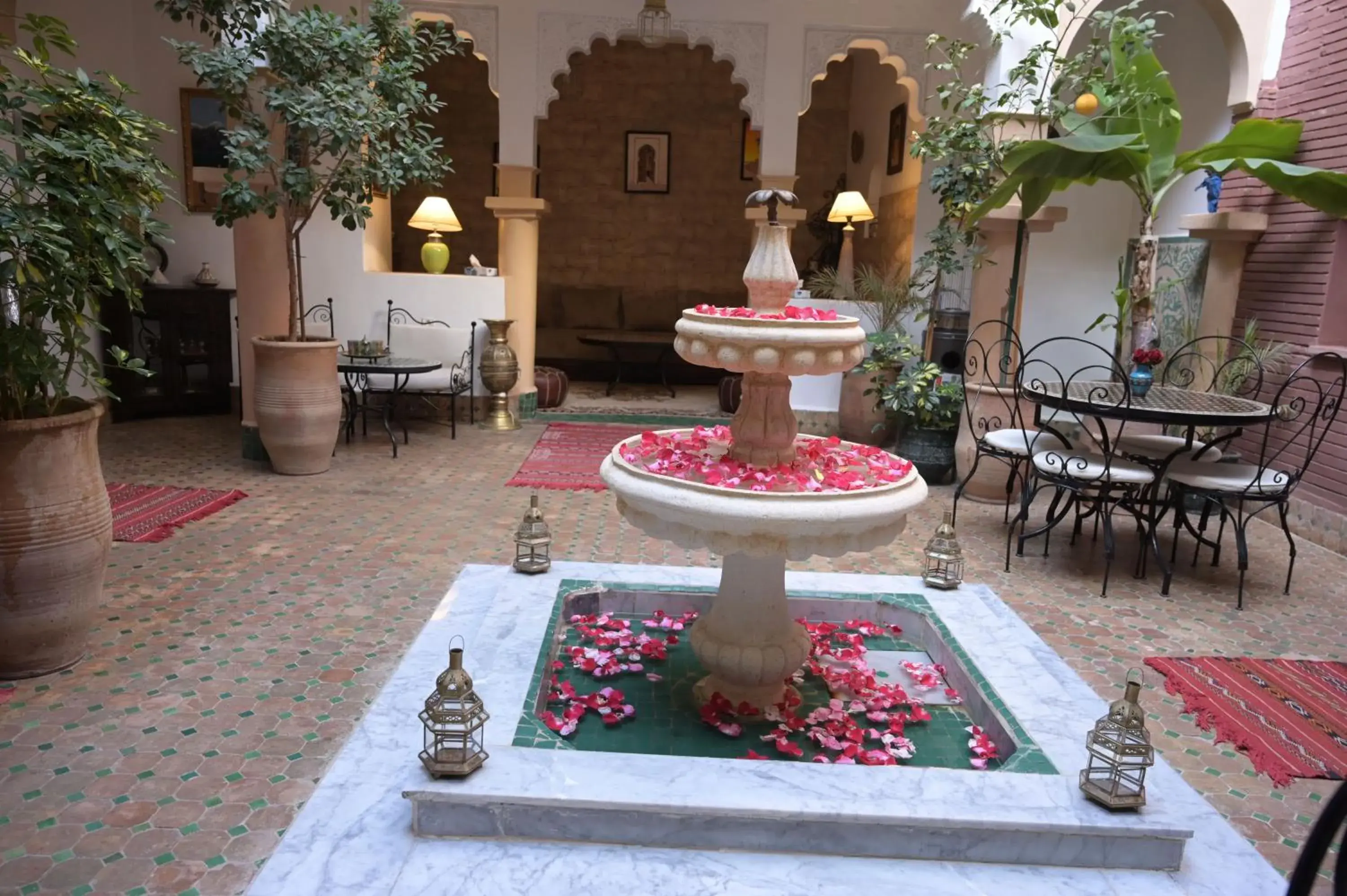 Patio in Riad Errabii & Spa Patio in Riad Errabii & Spa