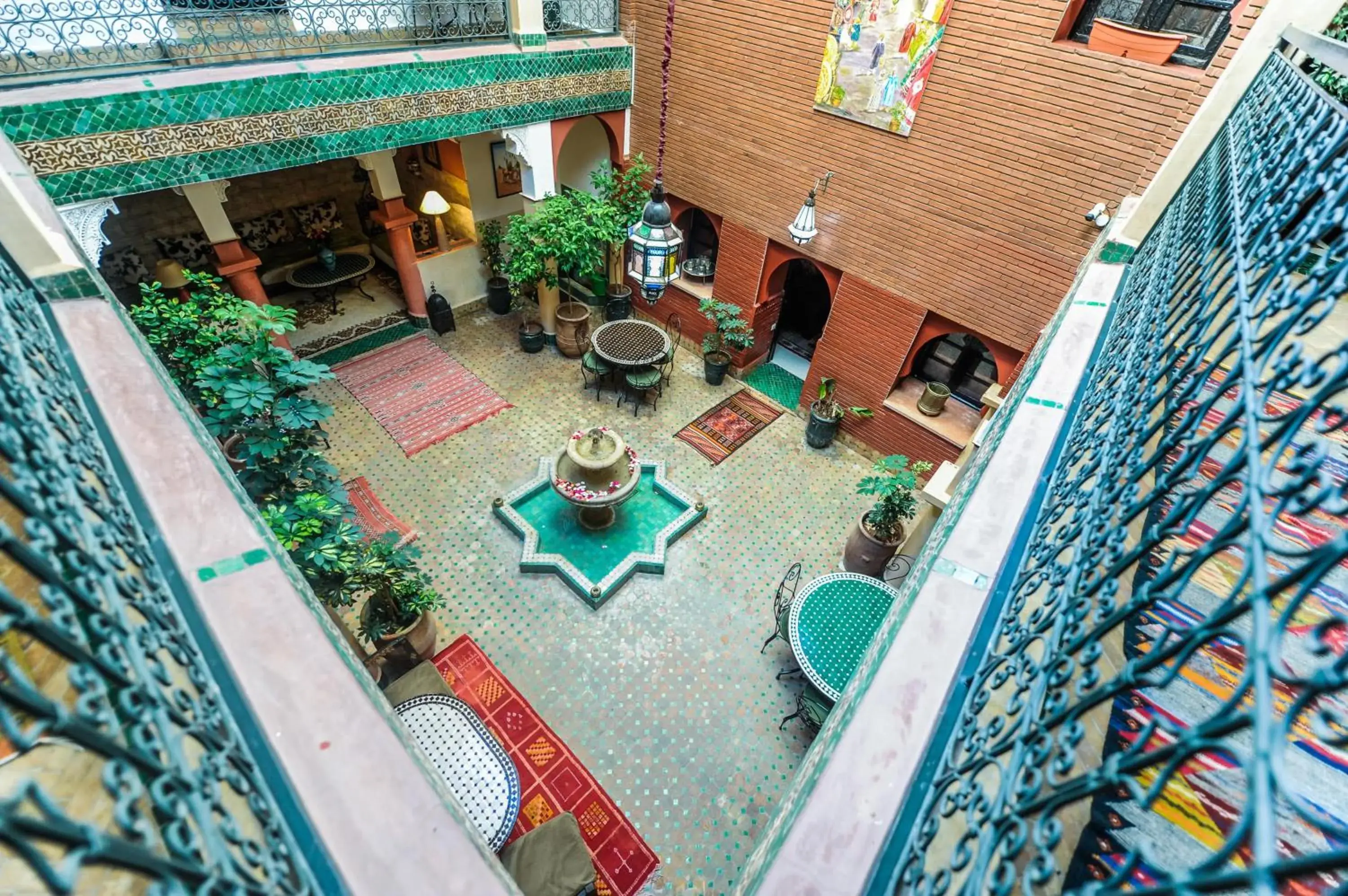 Bird's eye view in Riad Errabii & Spa Bird's eye view in Riad Errabii & Spa
