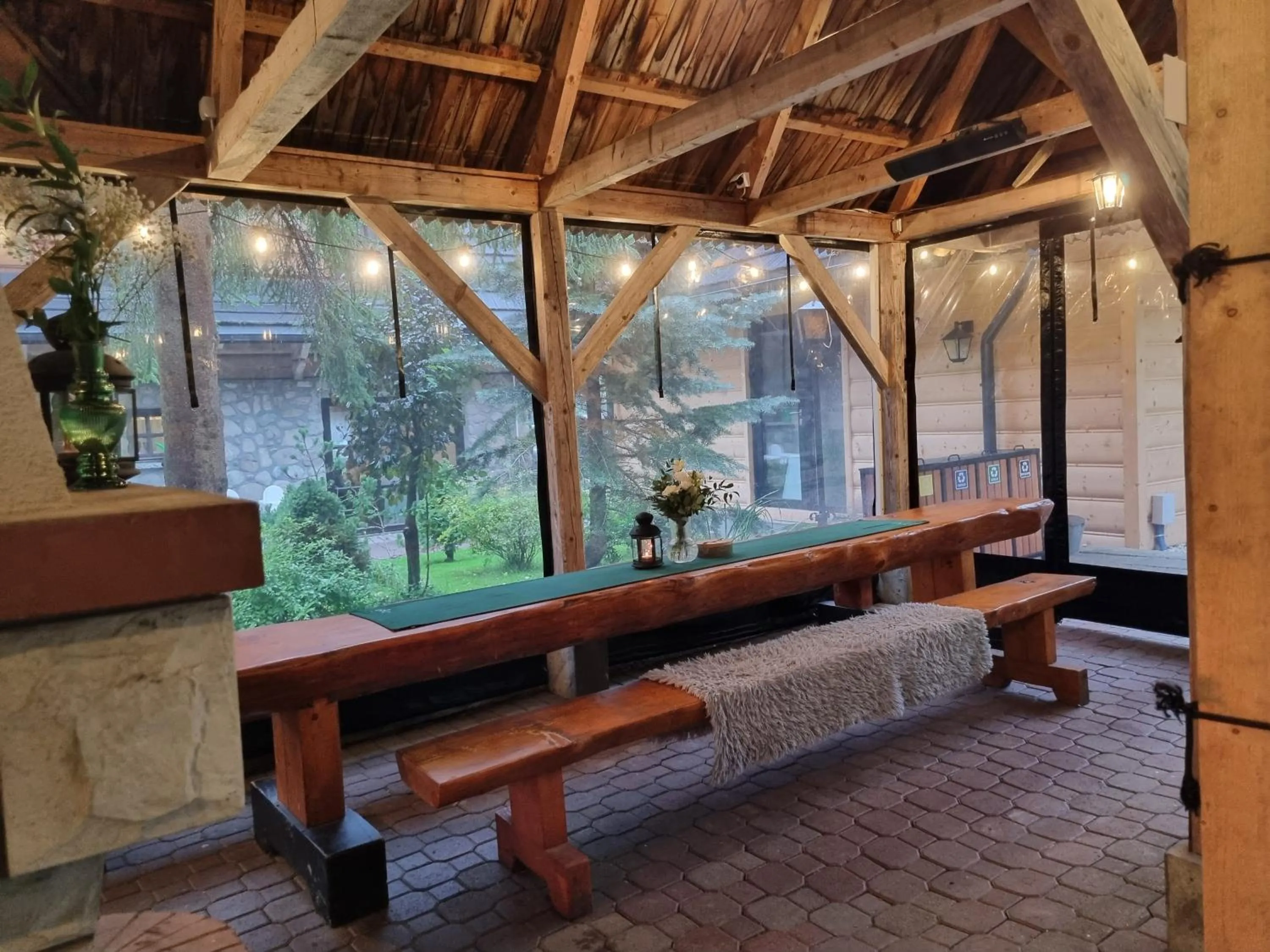 Garden in Zajazd Józef