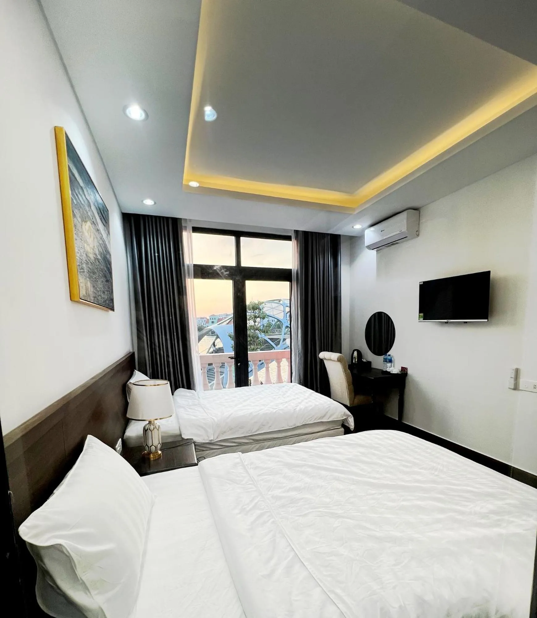 Bed in Legacy Hotel - Grand World Phú Quốc