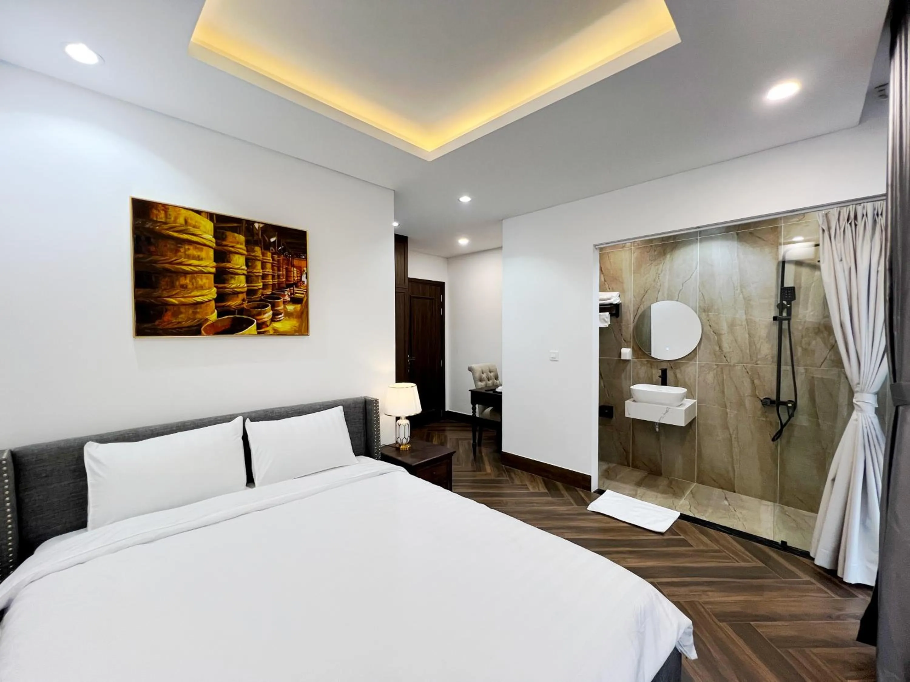 Bed in Legacy Hotel - Grand World Phú Quốc