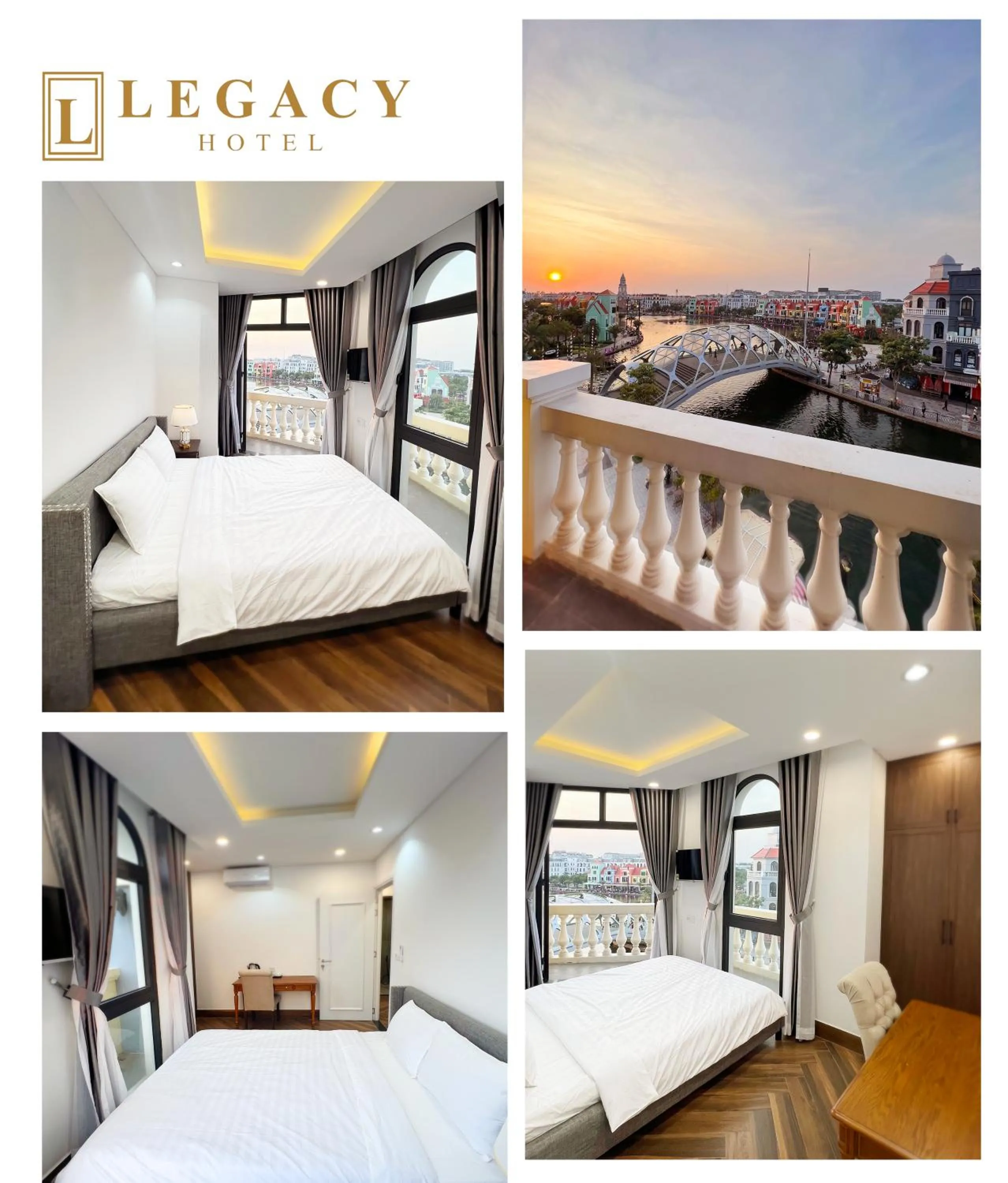 Bed in Legacy Hotel - Grand World Phú Quốc