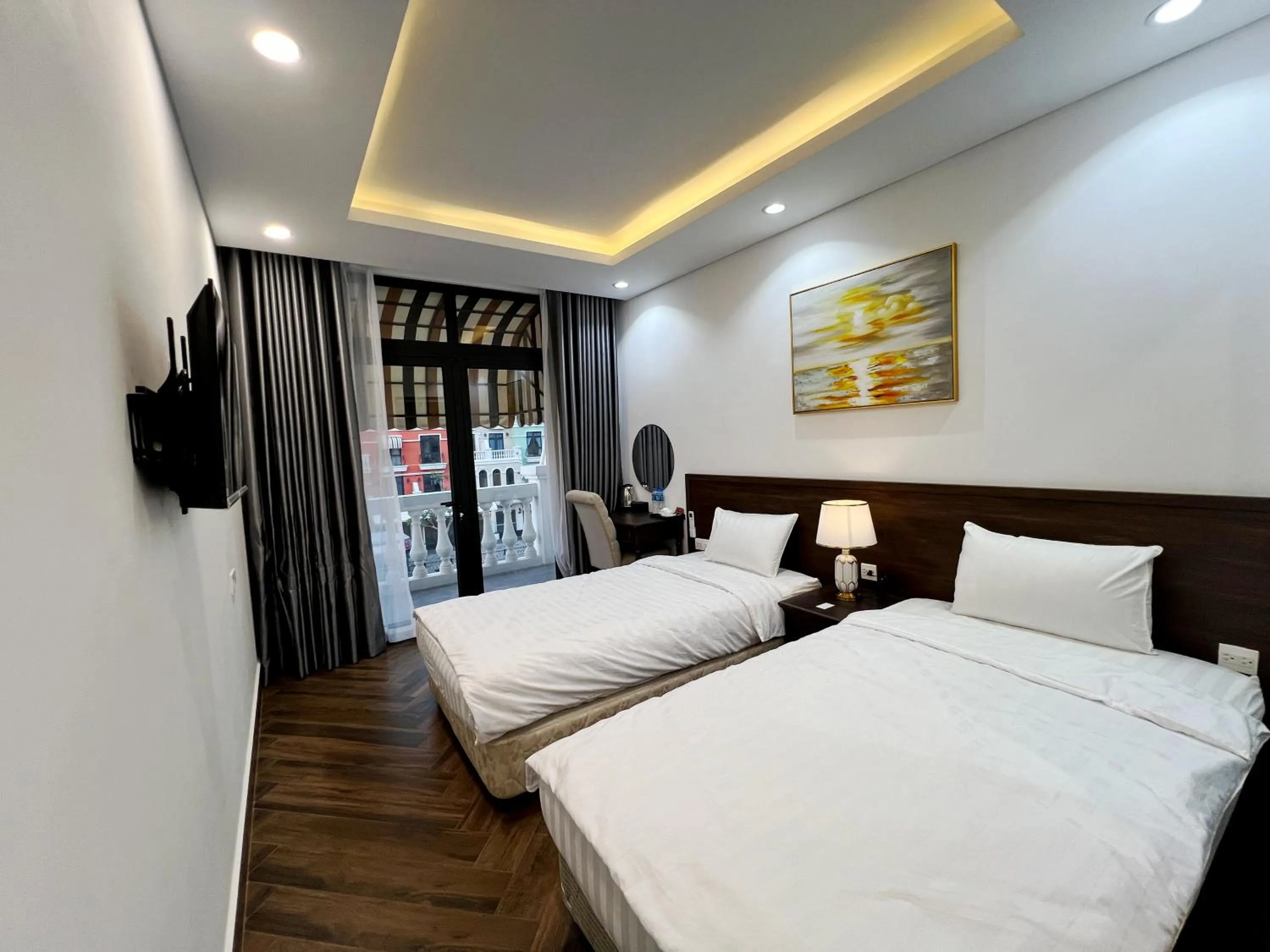 Bed in Legacy Hotel - Grand World Phú Quốc