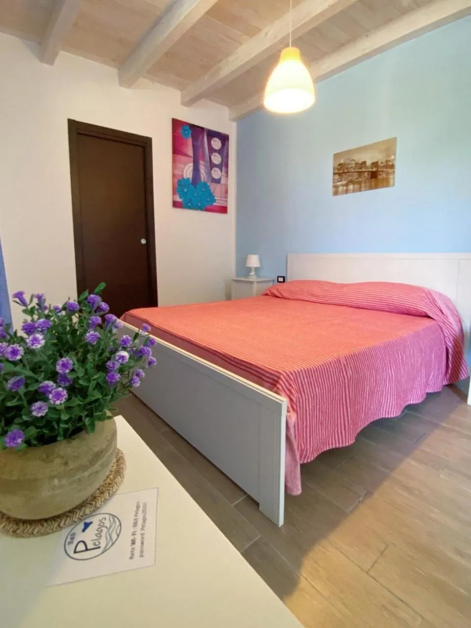 Bedroom, Bed in B&B Pelagos