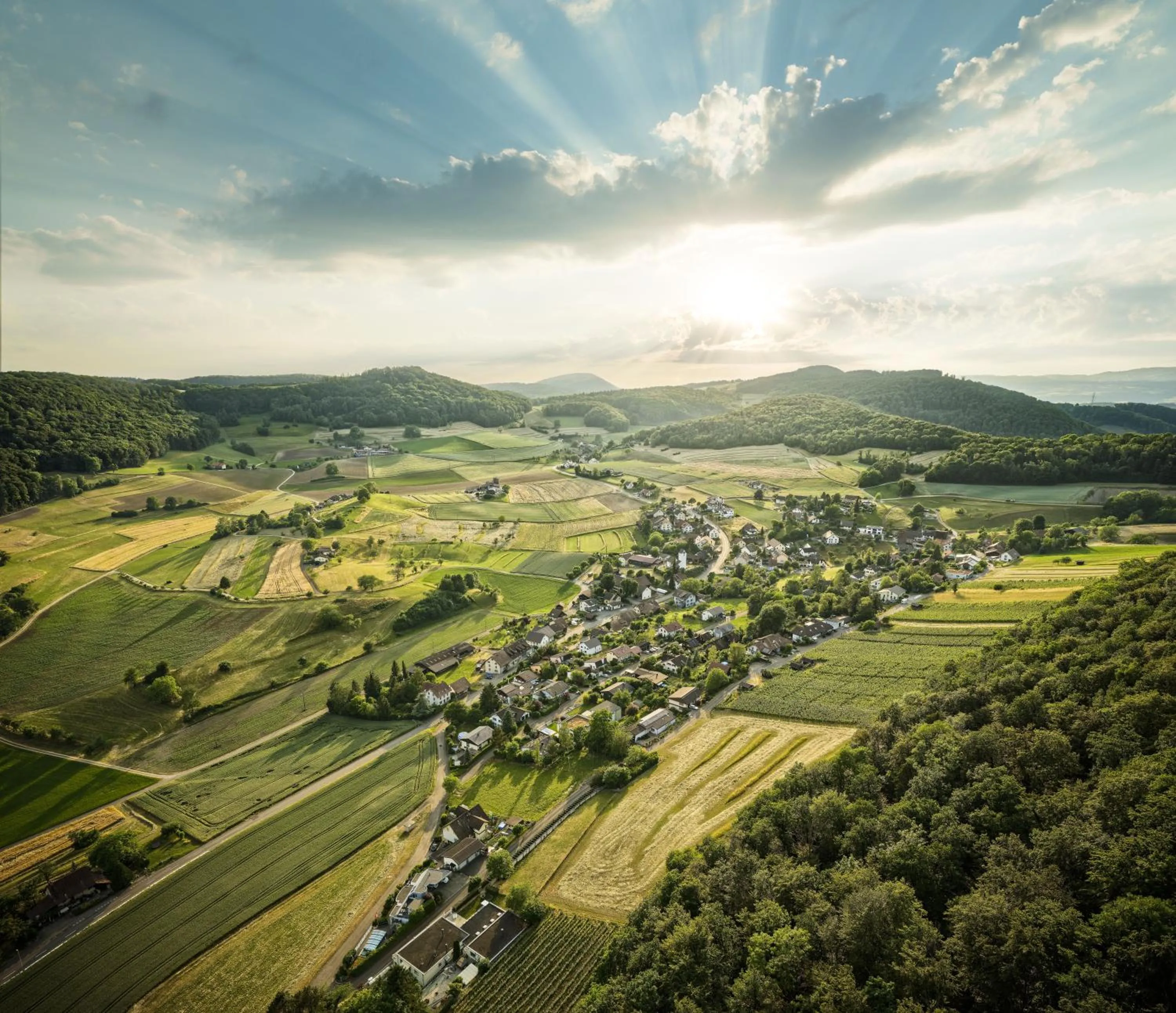 Mountain view in BnB Mönthal im Jurapark