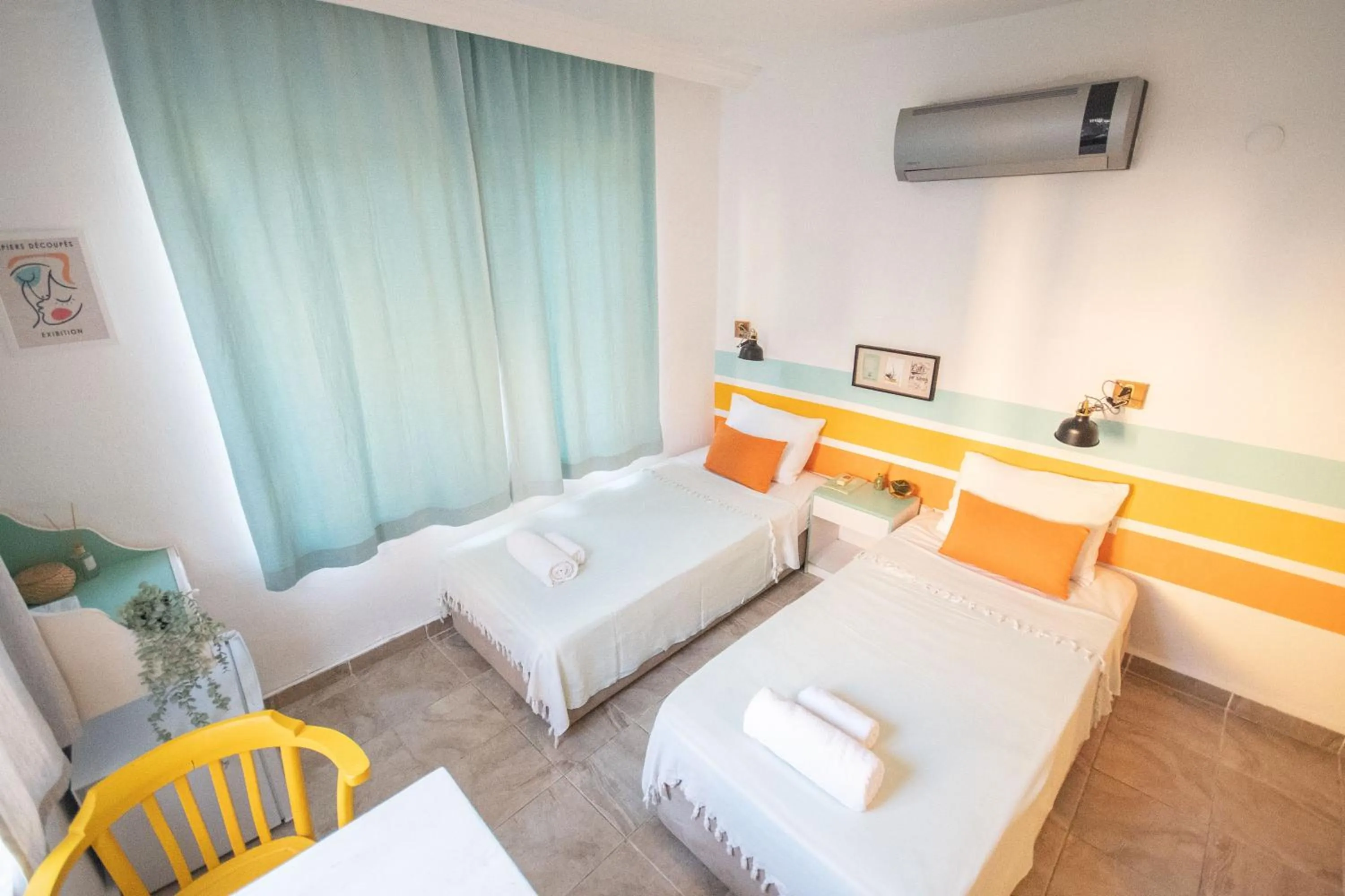 Bed in Kuytu Bed & Breakfast